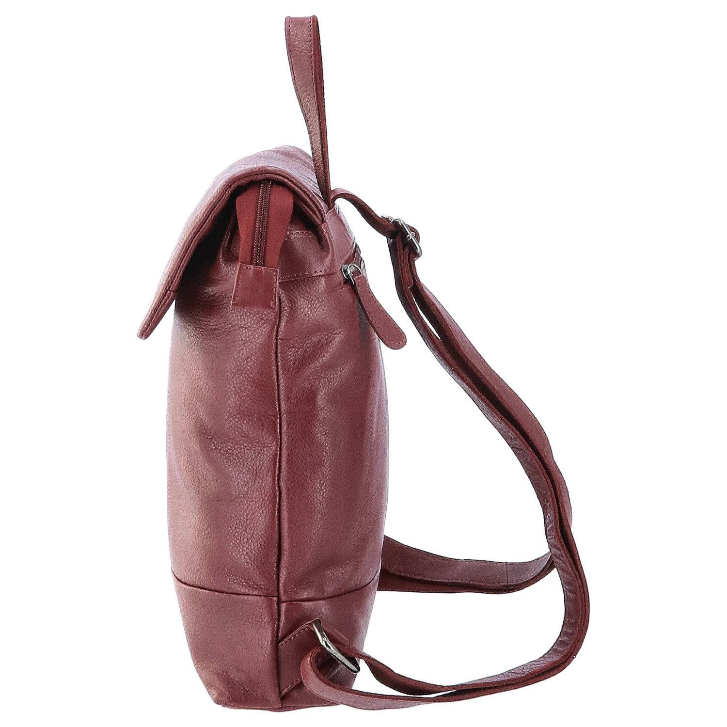 The Skandinavian Brand Rucksack Leder  bordeaux Abbildung 4