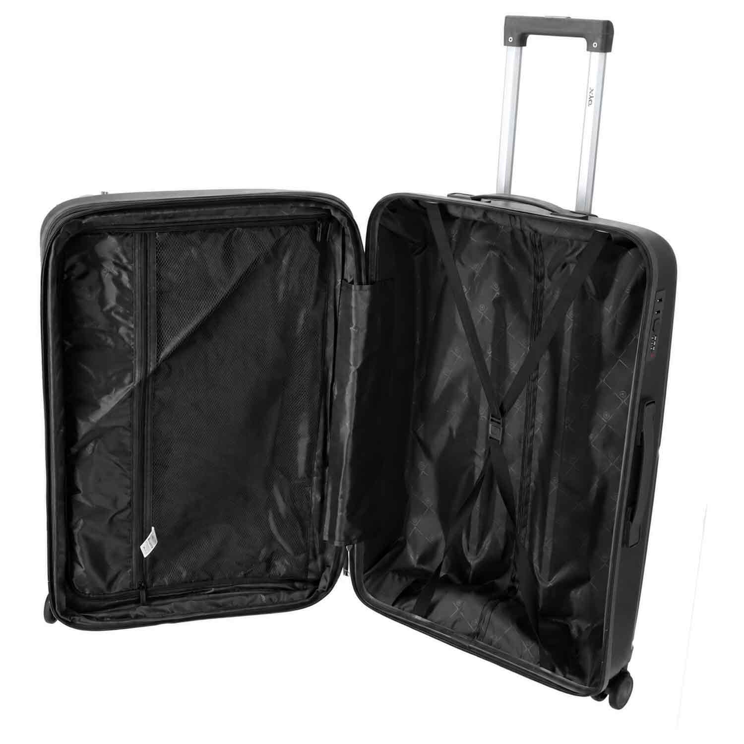 DYX 4 Rollen Koffer L 74 cm Los Angeles Black Abbildung 3