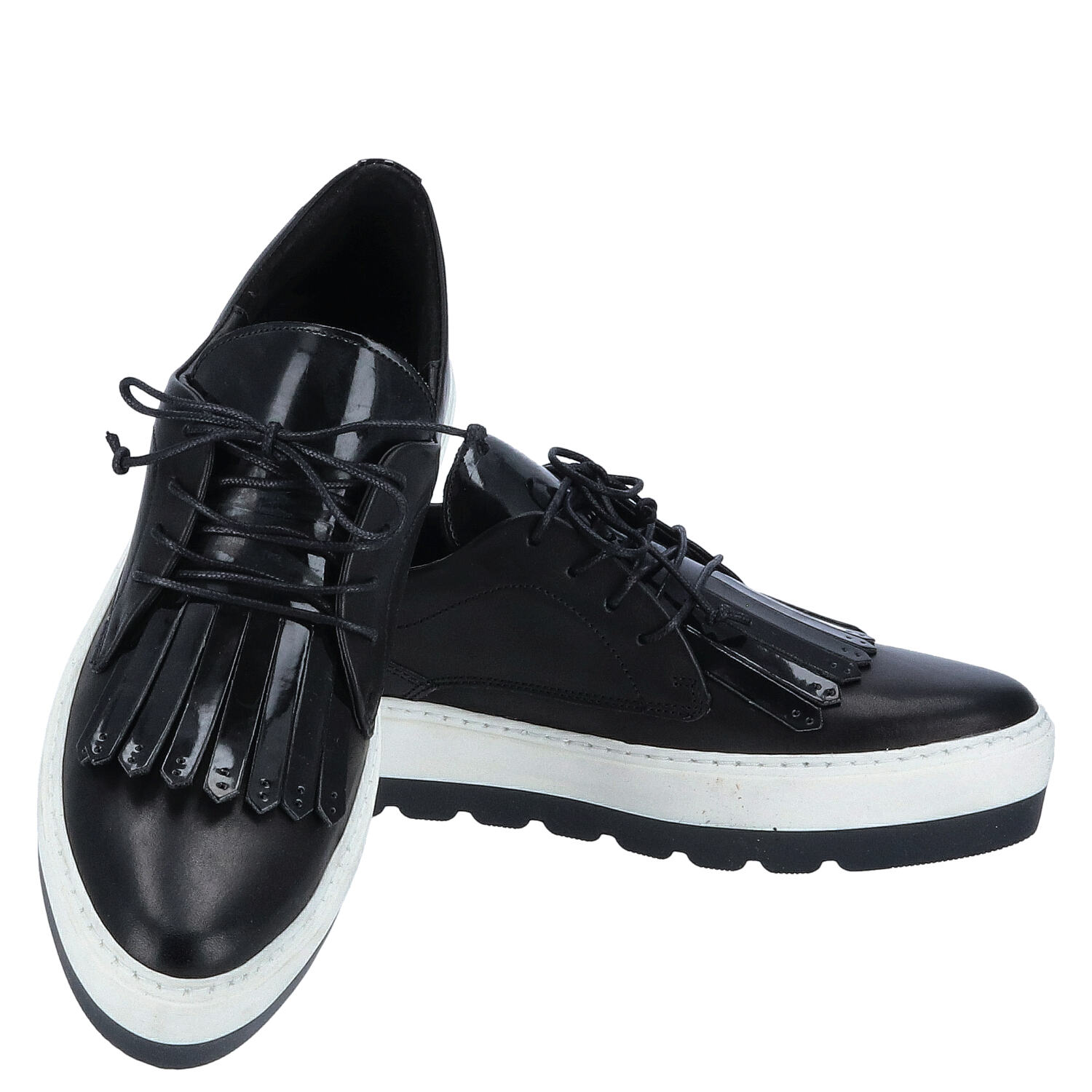 SPM Damenschuhe Manga Sneaker Größe 40 black combi   Abbildung 1