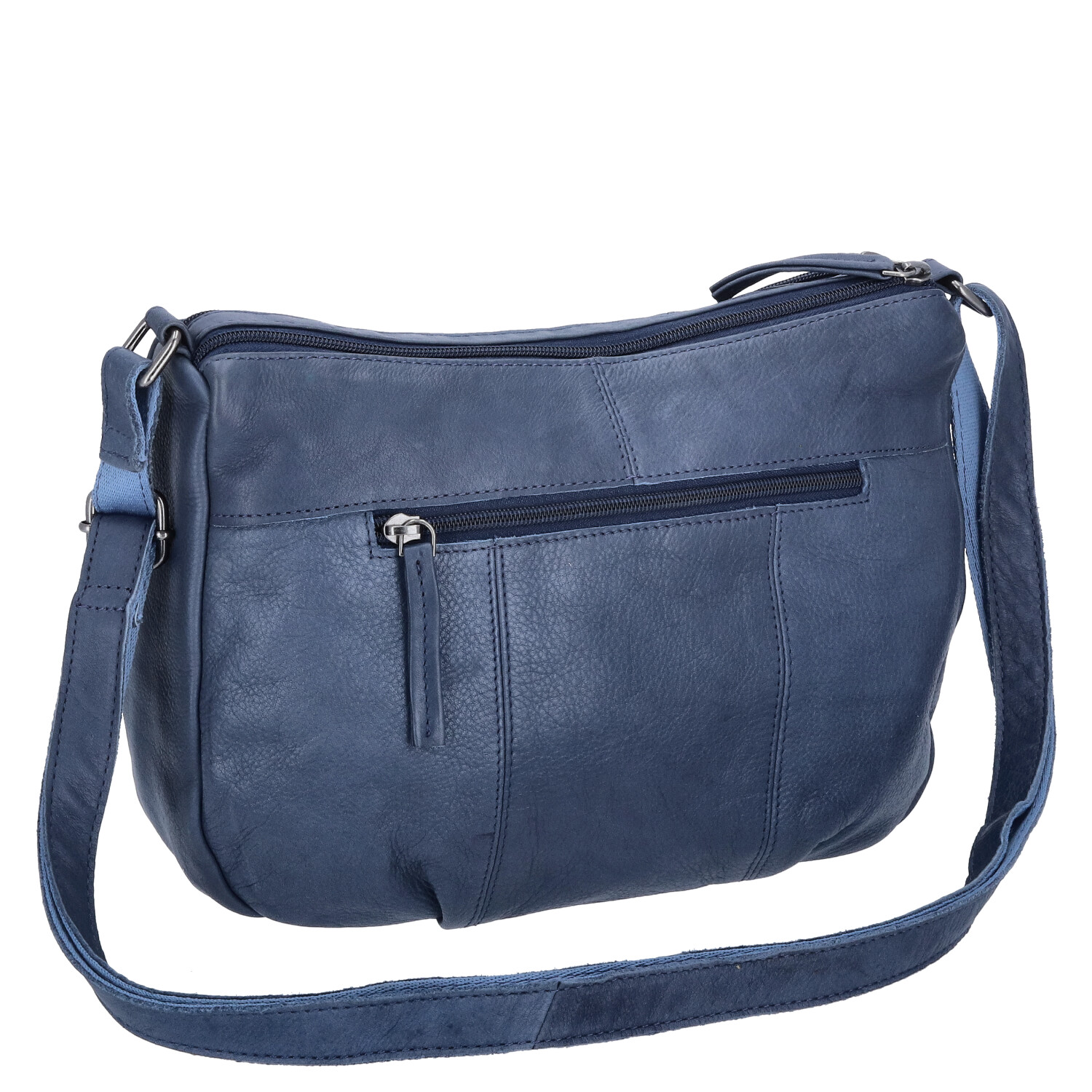 The Skandinavian Brand Leder Umhängetasche  Blue