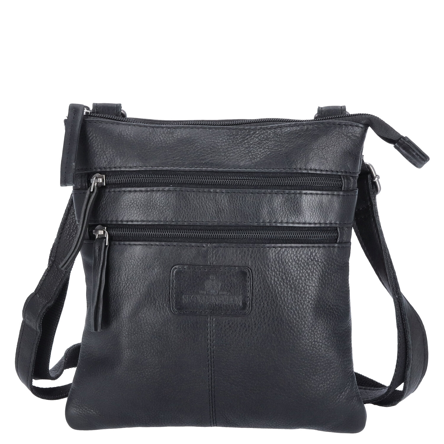 The Skandinavian Brand Damen Ledertasche  Black