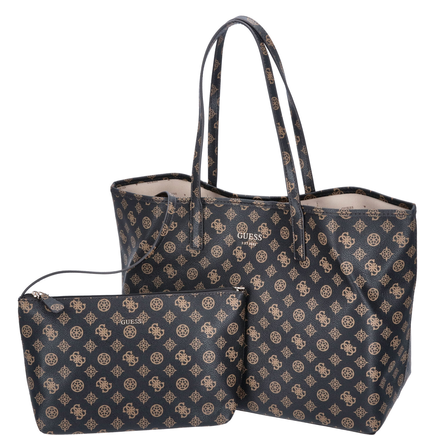 GUESS Damen Shopper Vikky Brown