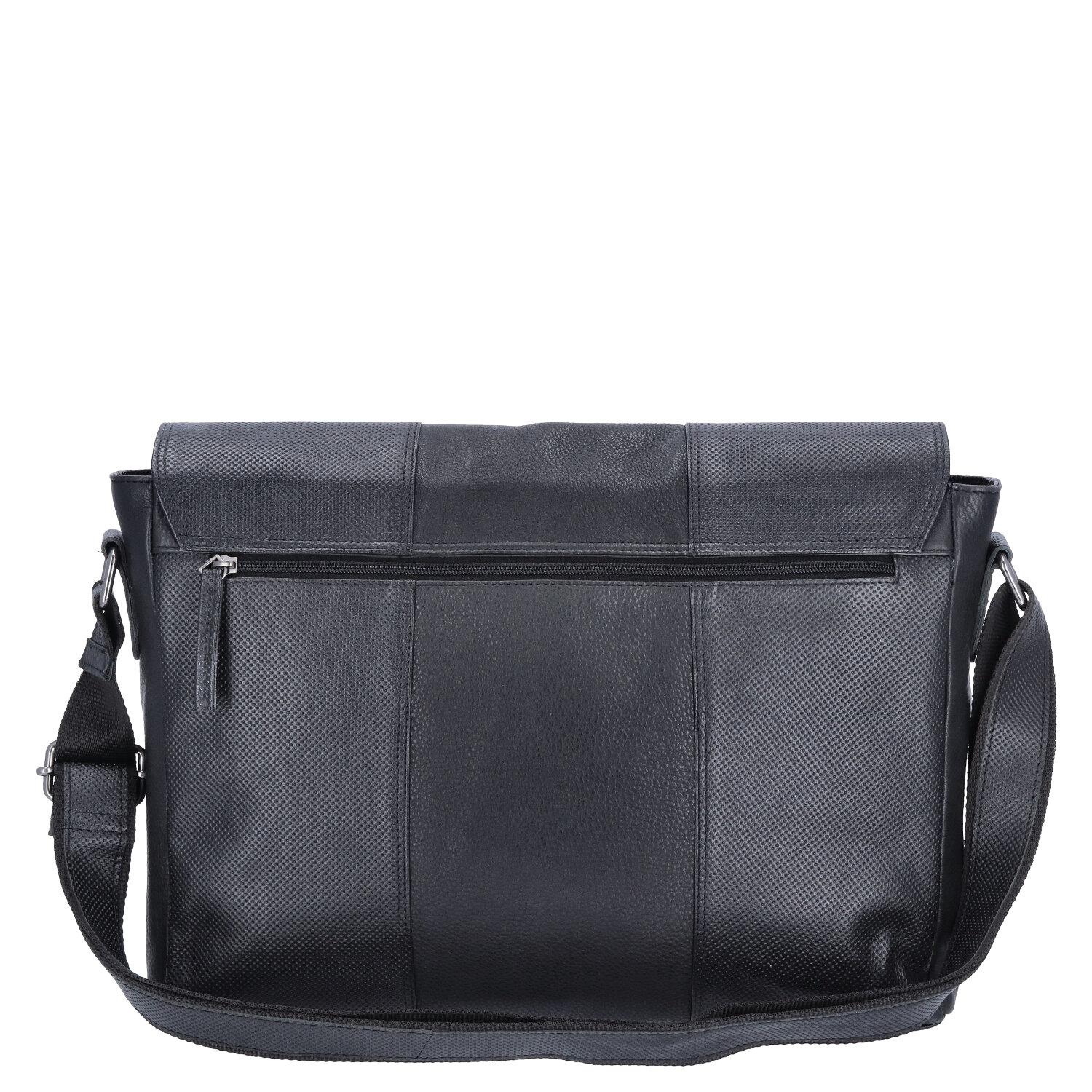 The Skandinavian Brand Leder Messenger - Black Abbildung 2