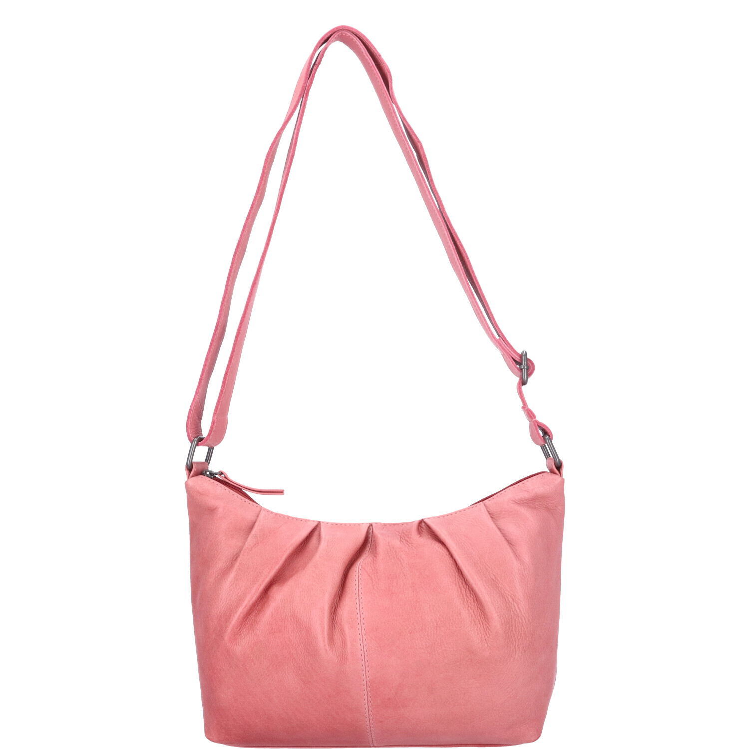 The Skandinavian Brand Damen Ledertasche, Schultertasche  rose