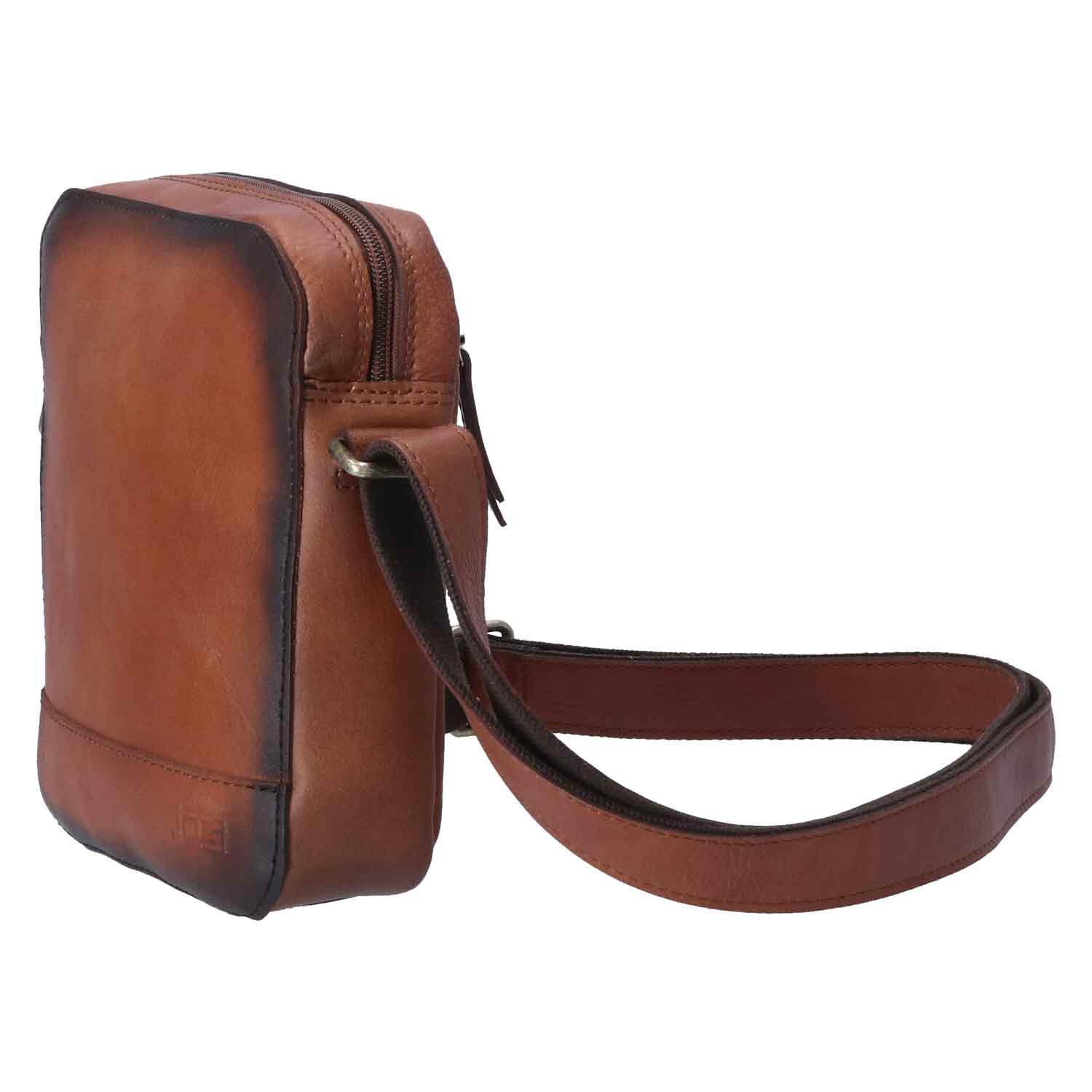 Jost Leder Umhängetasche XS Randers RV Cognac Abbildung 2