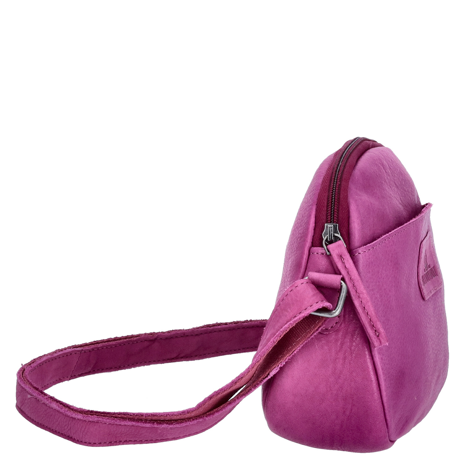 The Skandinavian Brand Damen Leder Umhängetasche  Purple