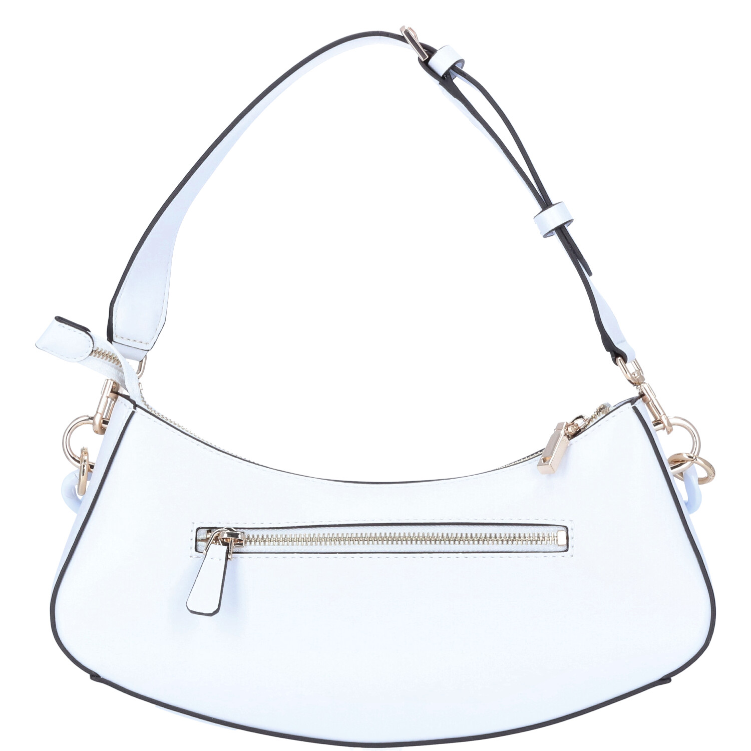 GUESS Damen Schultertasche Corina white