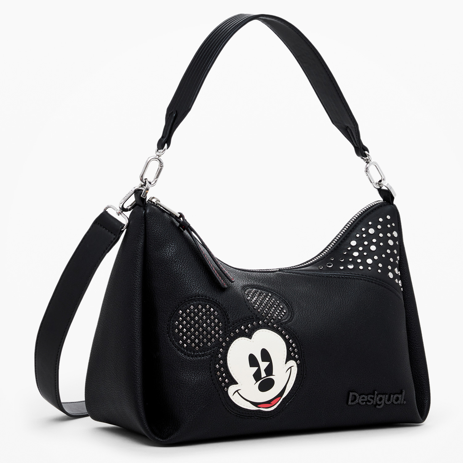 Desigual Schultertasche Mickey Studstyle Mayari Black