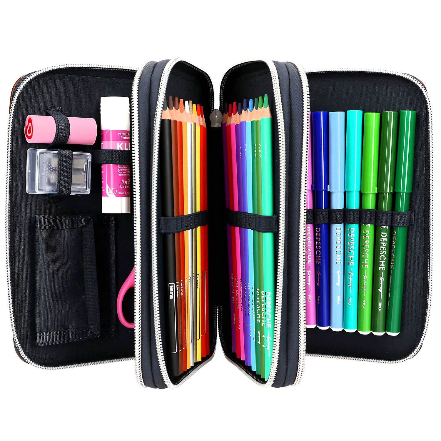 Depesche 3-Fach Federtasche Miss Melody LUXURY HORSE Abbildung 4