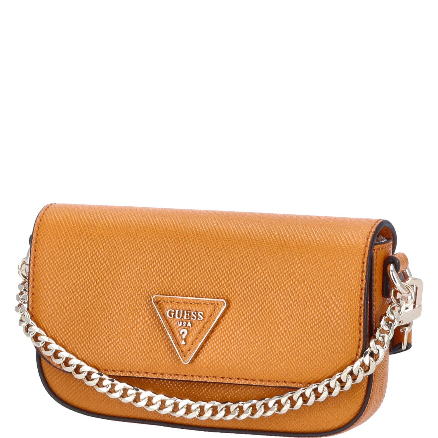 GUESS Damen Umhängetasche Mini Brynlee pumpkin