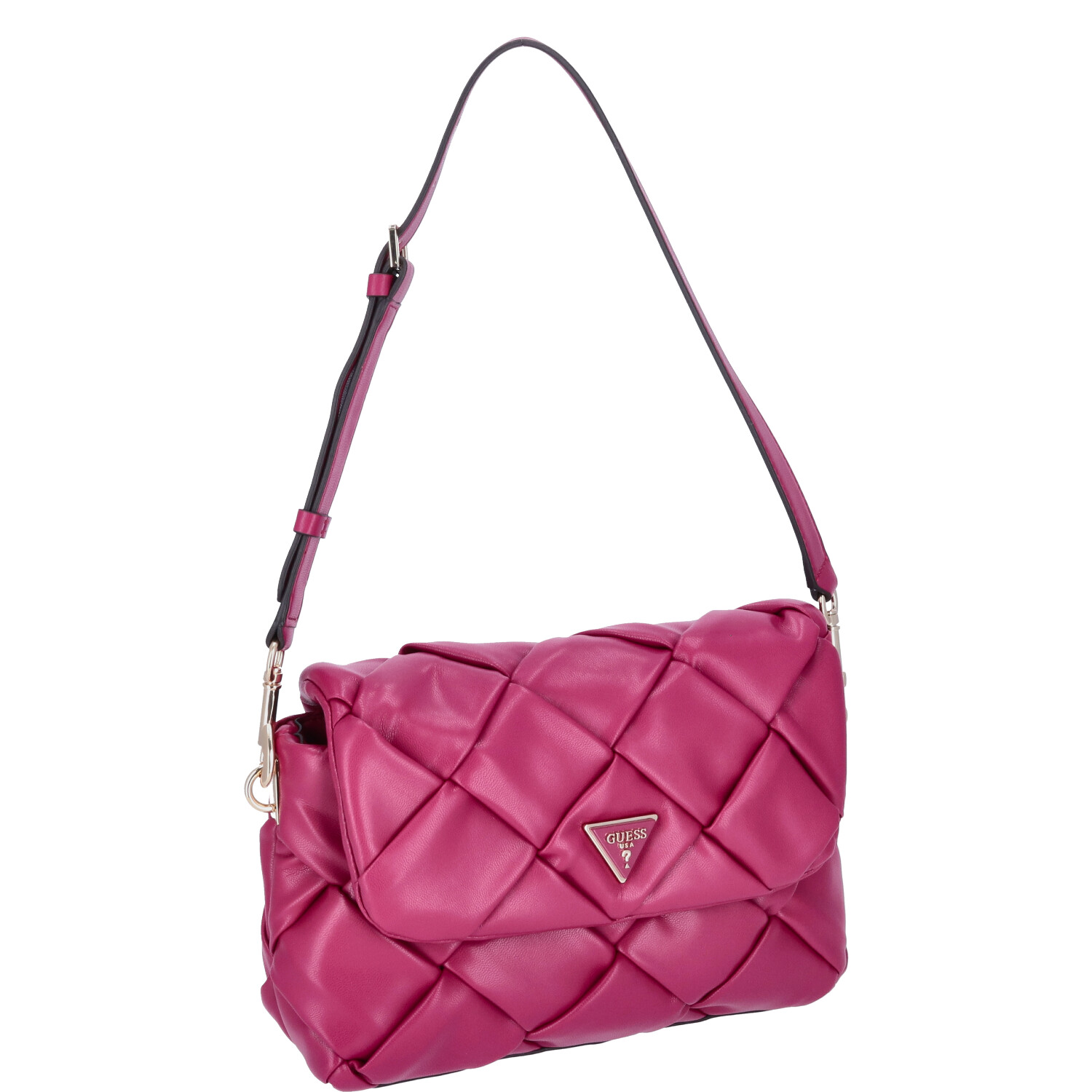 GUESS Damen Schultertasche Zaina Boysenberry