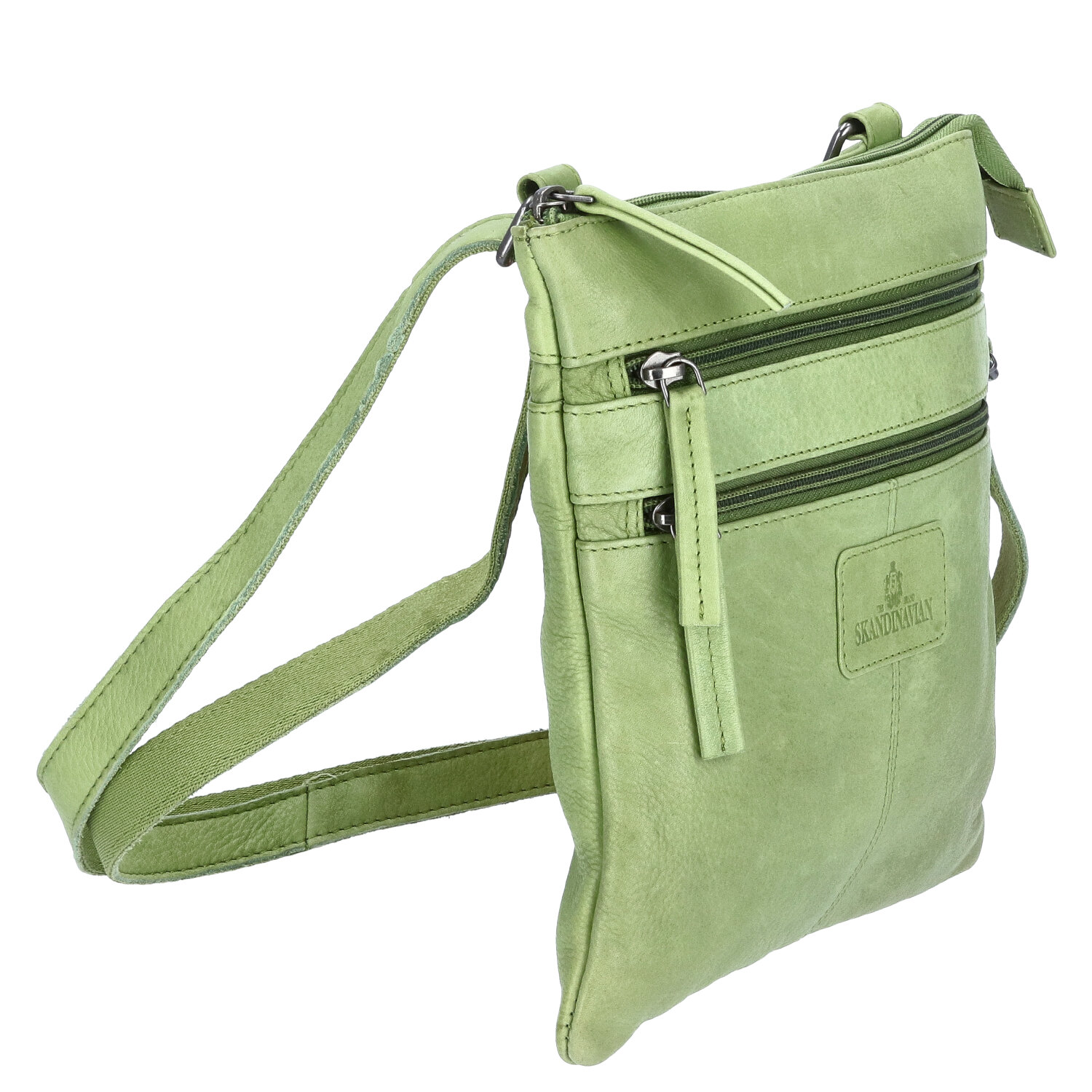 The Skandinavian Brand Damen Ledertasche  Green