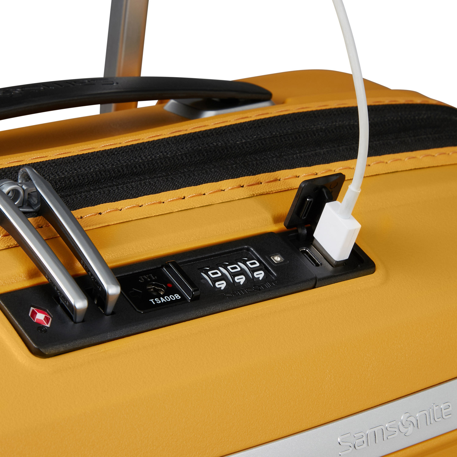 Samsonite Trolley mit 4 Rollen 55cm EXP. Upscape yellow Abbildung 6