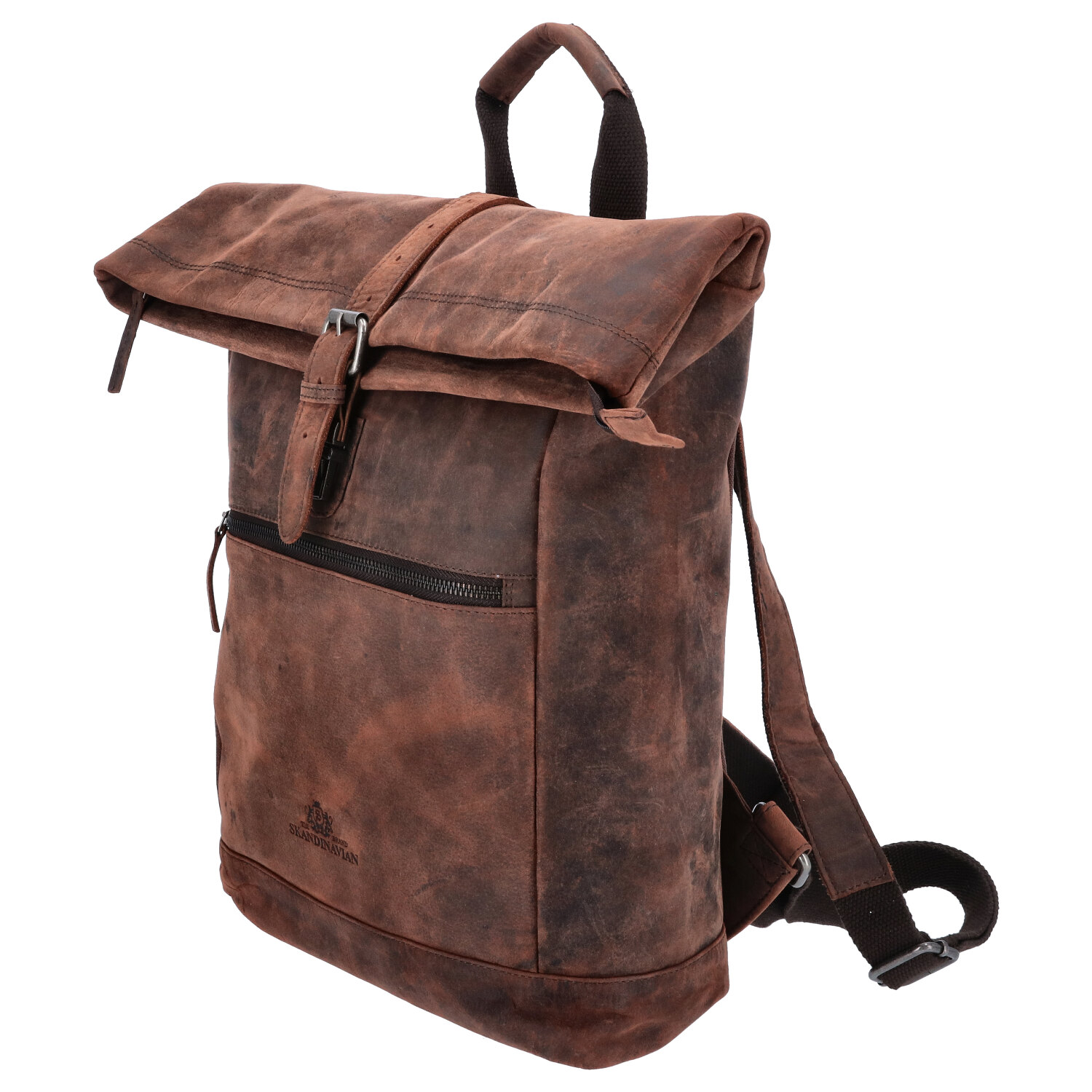 The Skandinavian Brand Leder Rucksack - braun Abbildung 3