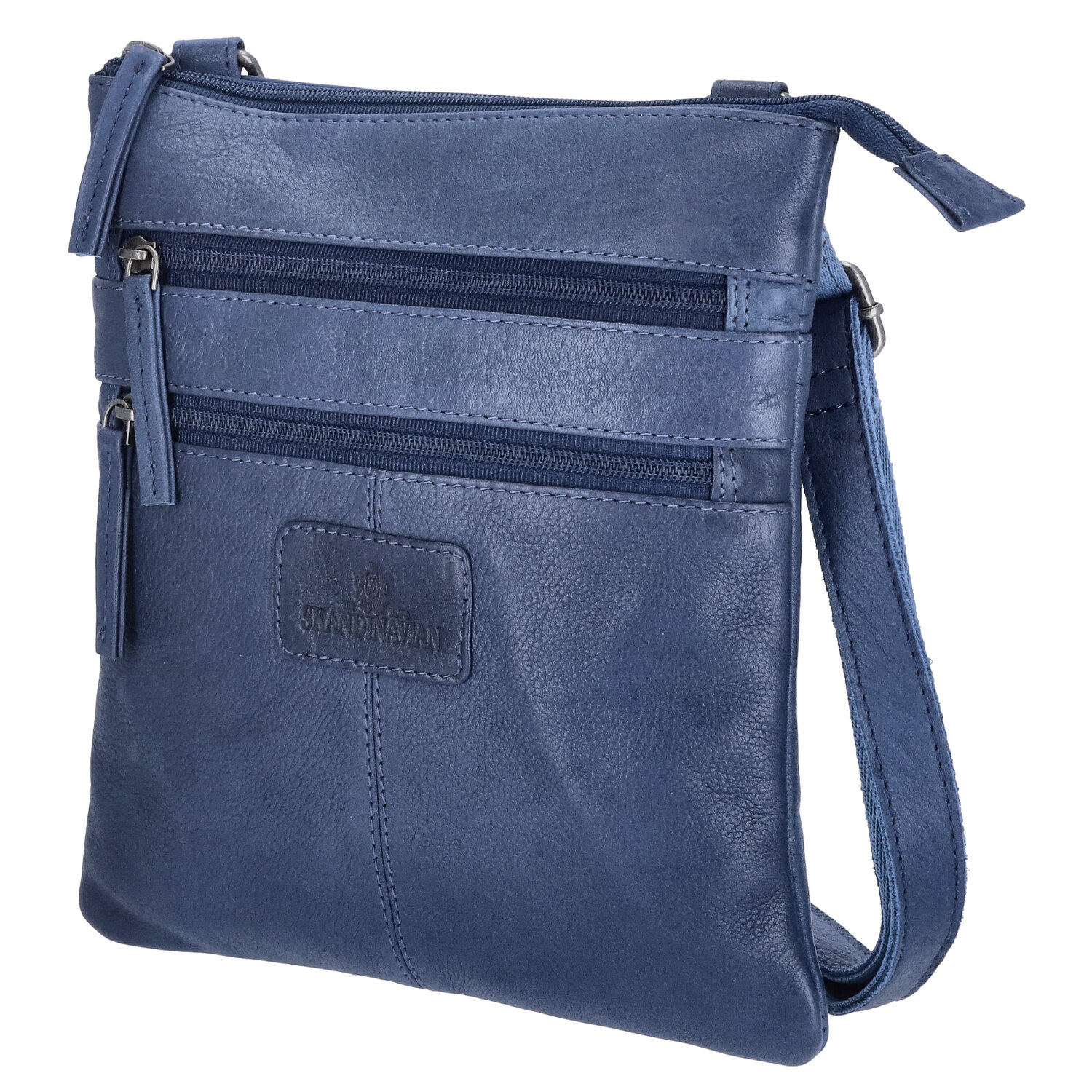 The Skandinavian Brand Damen Ledertasche  Blue