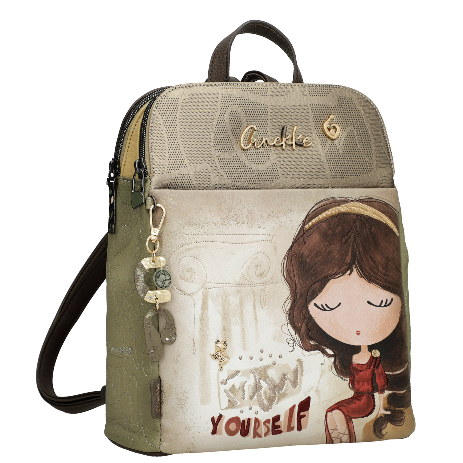 Anekke Damen Rucksack Mochila Sintetico multicolor Abbildung 1