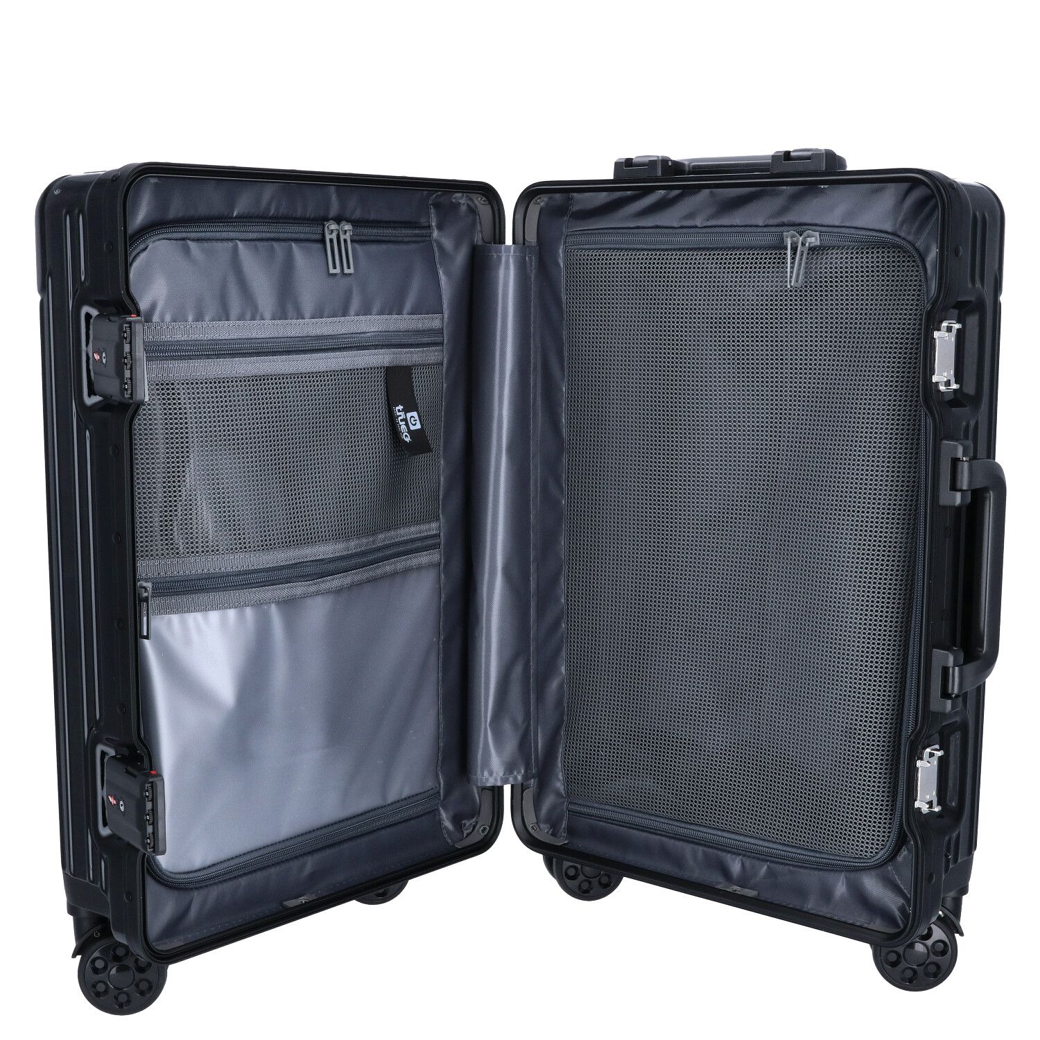 TheTrueC 4-Rad Trolley 56cm Alu-Rahmen London Black