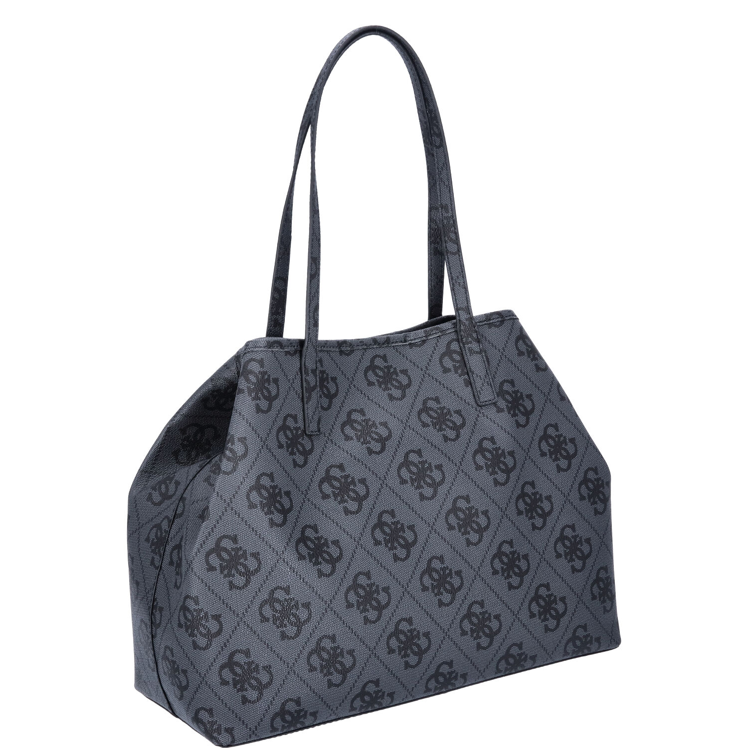 GUESS Damen Shopper Vikky Coal Logo