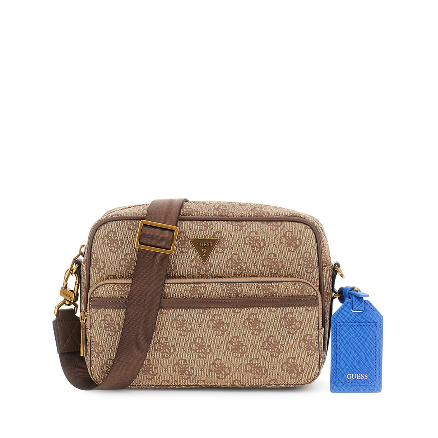 GUESS Herren Umhängetasche Milano Beige/Brown Abbildung 1 GUESS Herren Umhängetasche Milano Beige/Brown Abbildung 1