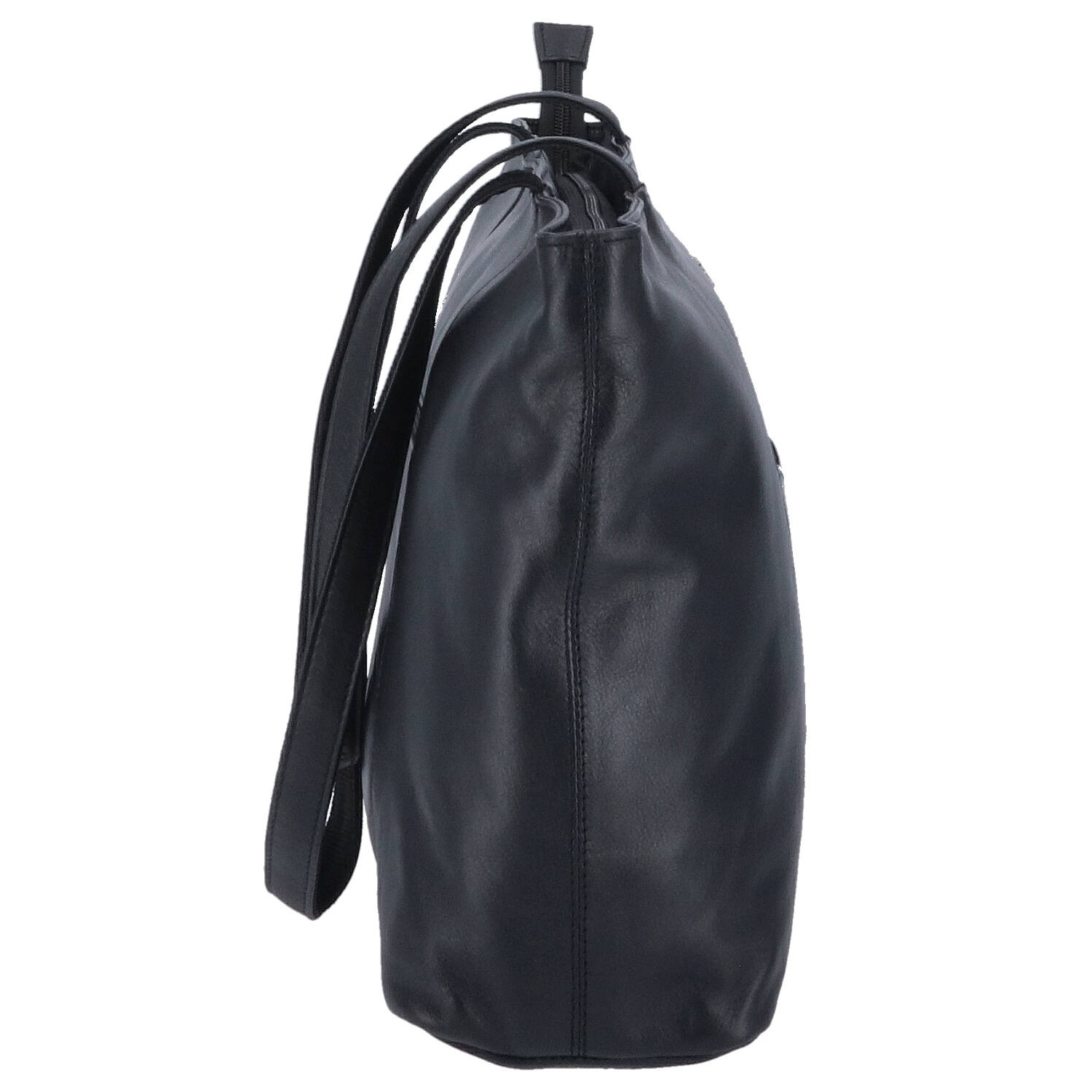 The Skandinavian Brand Damenshopper Leder - Black Abbildung 3