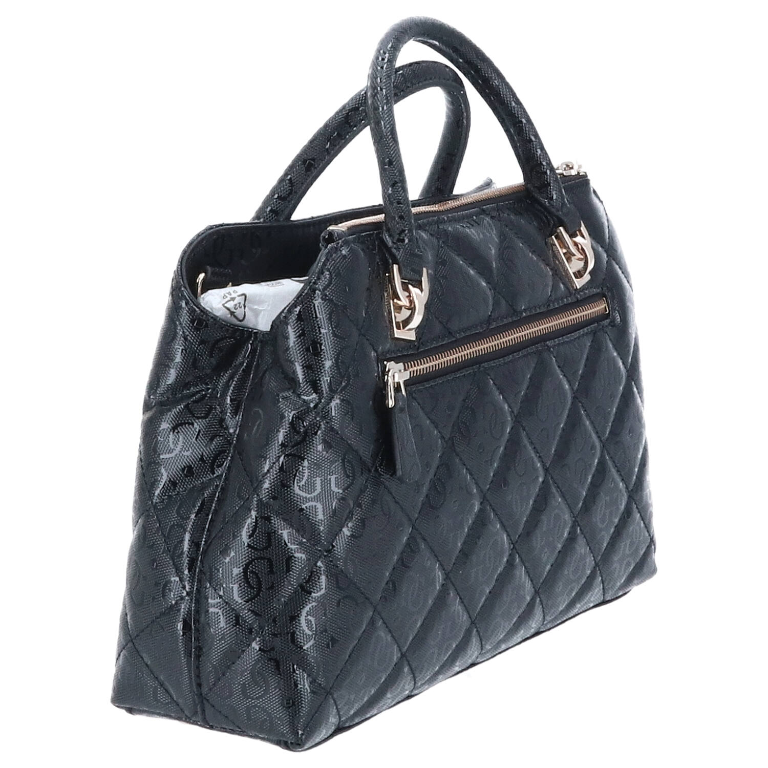 GUESS Handtasche Libby 2 comp Black Abbildung 3