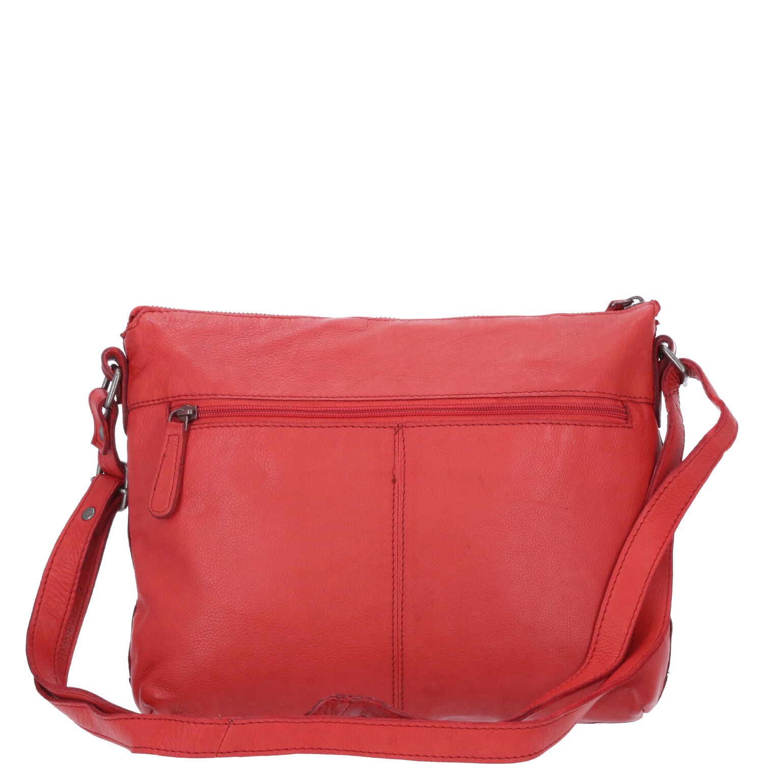 The Skandinavian Brand Damen Ledertasche  rot