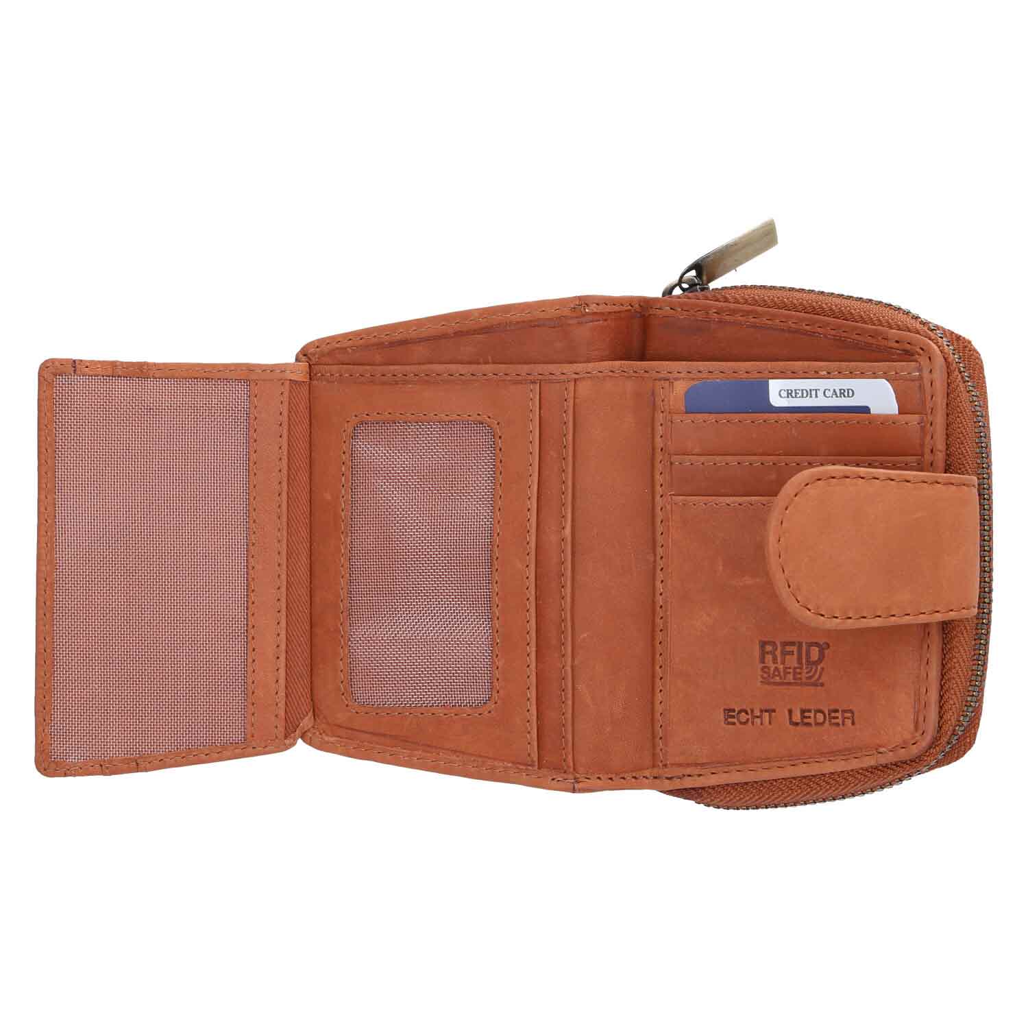 The Skandinavian Brand Geldbörse Lady Wallet - Cognac Abbildung 5