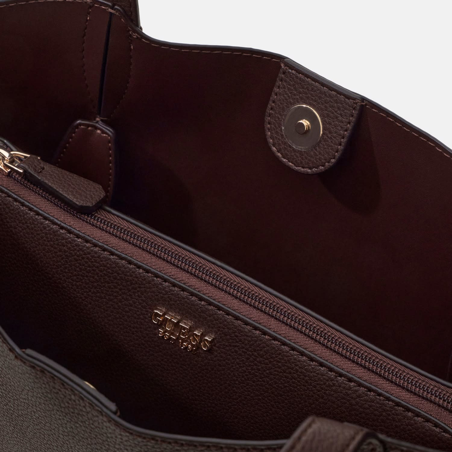 GUESS Damen Handtasche Melody 2 in 1 Brown Abbildung 3