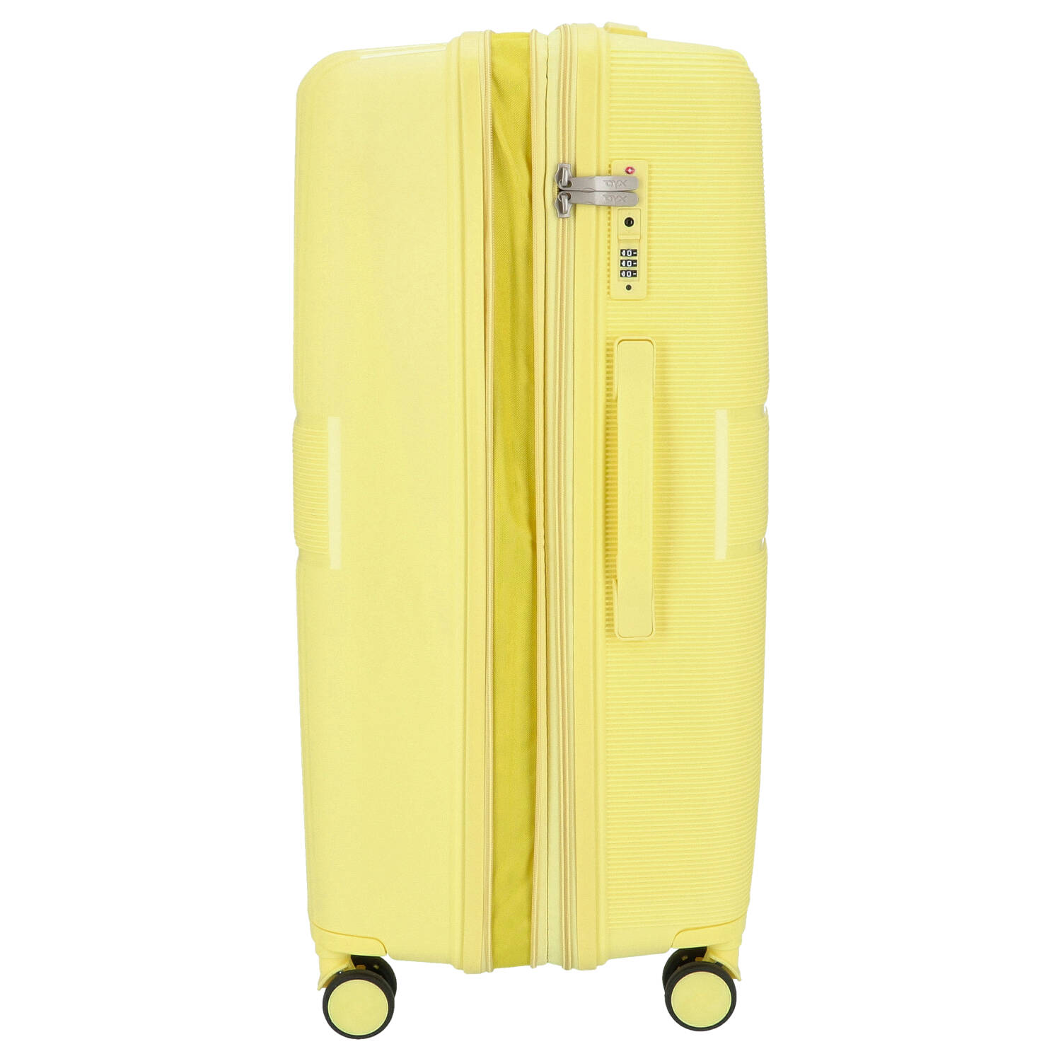 DYX 4 Rollen Koffer L 76 cm Rom gelb Abbildung 5