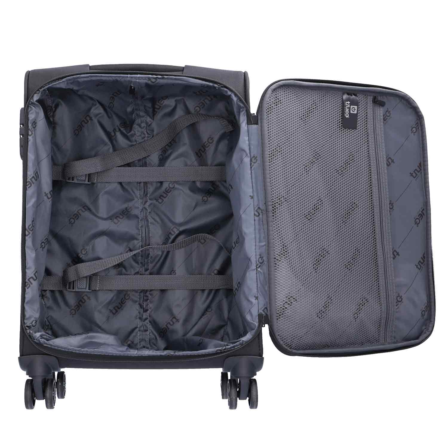 TheTrueC 4 Rollen Koffer Superlight 55cm Kopenhagen Black Abbildung 6