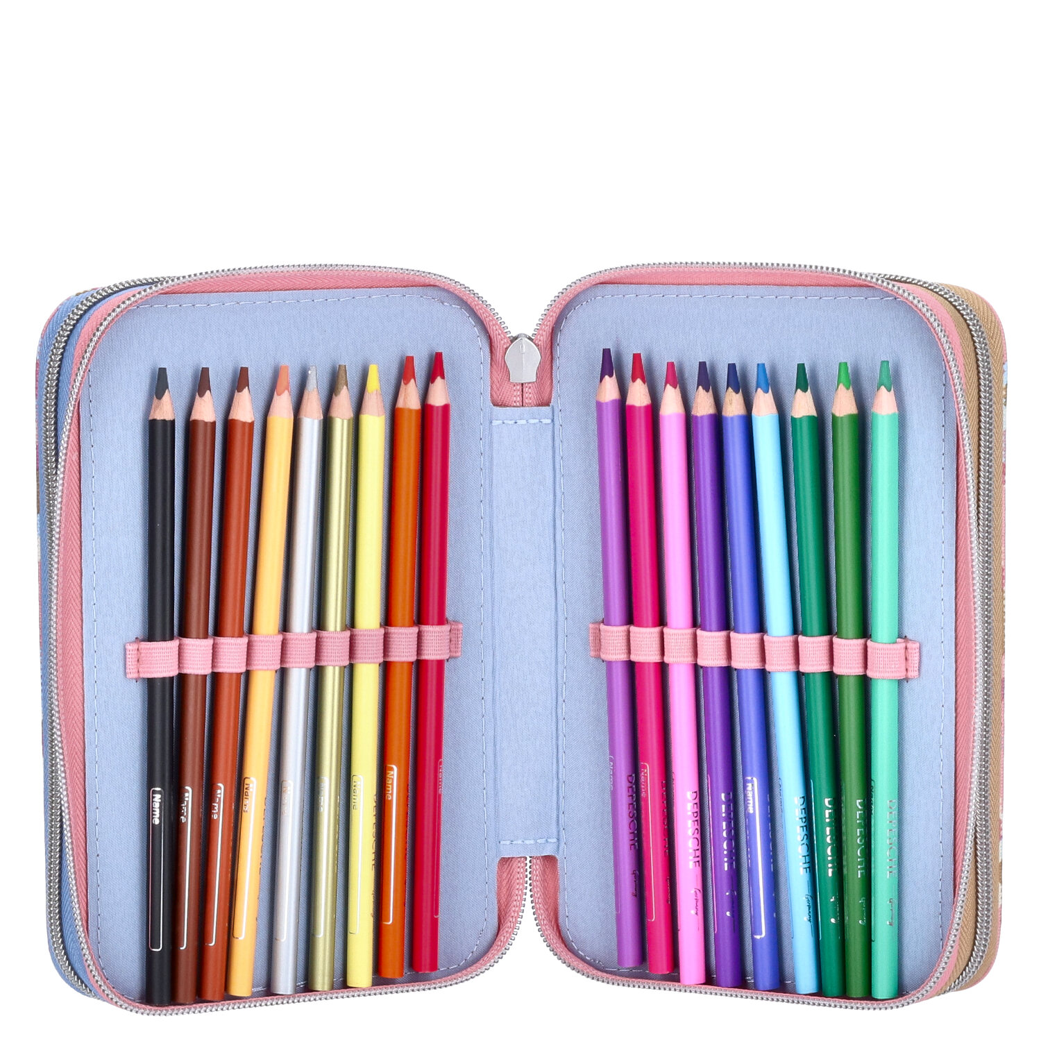 Depesche 3-Fach Federtasche TOPModel TEAM TEDDY 89-Pink Abbildung 6