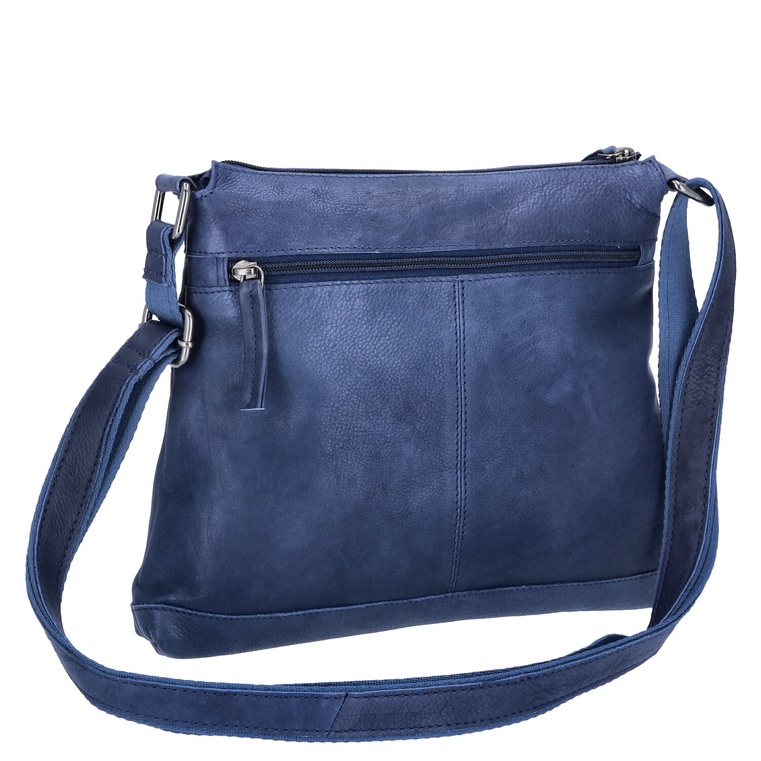 The Skandinavian Brand Leder Umhängetasche  Blue