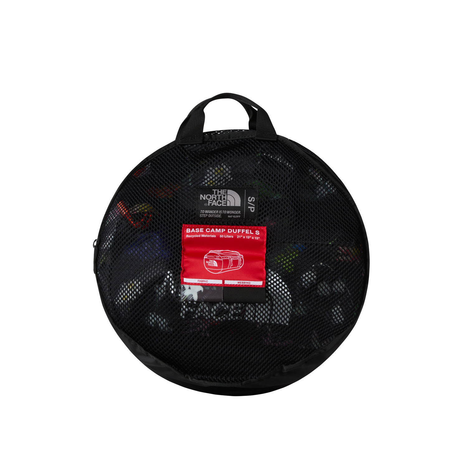 The North Face Reisetasche/Rucksack Base Camp Duffel S Black Alpine Floral Abbildung 5