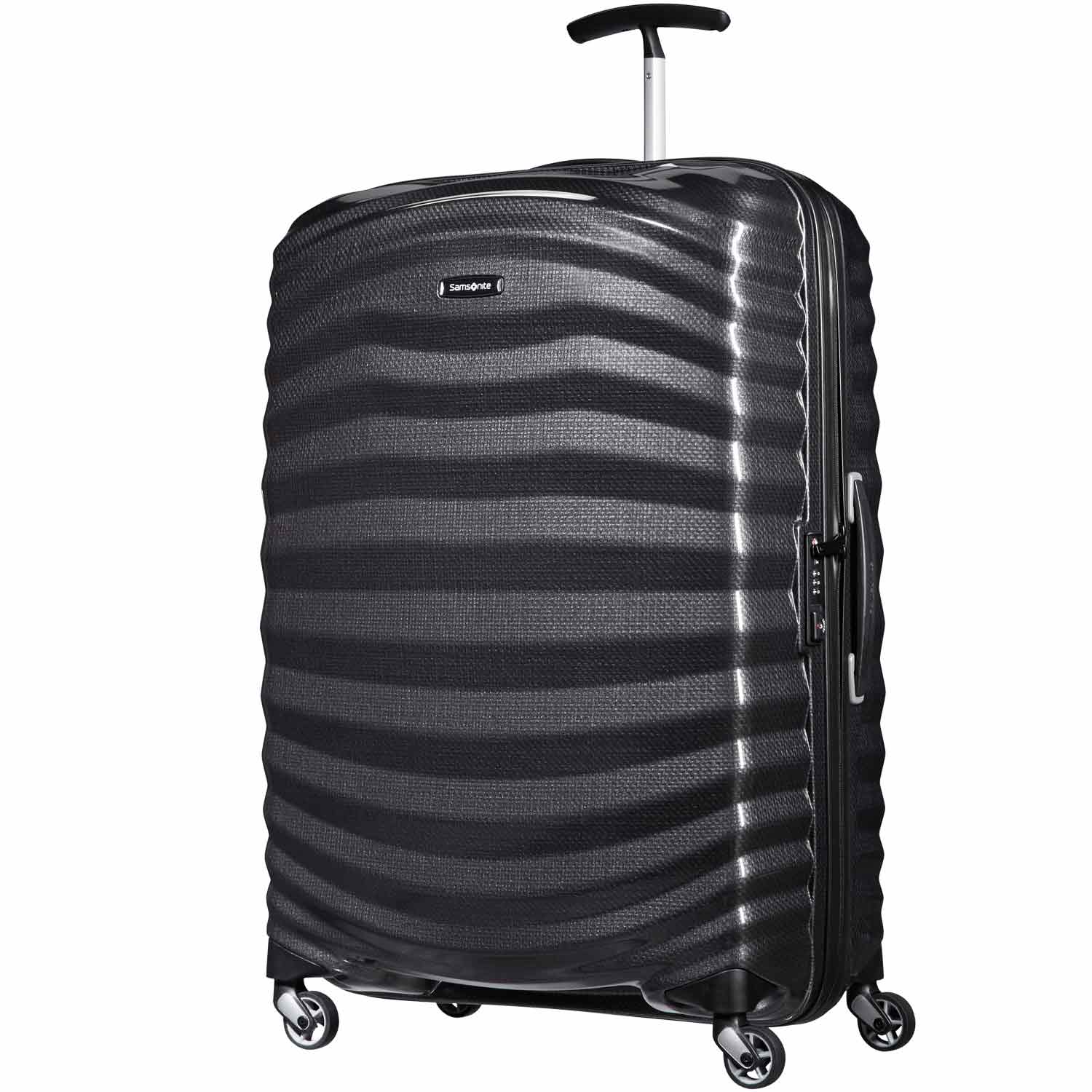 Samsonite Spinner 4 Rollen Koffer 55/20 cm Lite-Shock Black