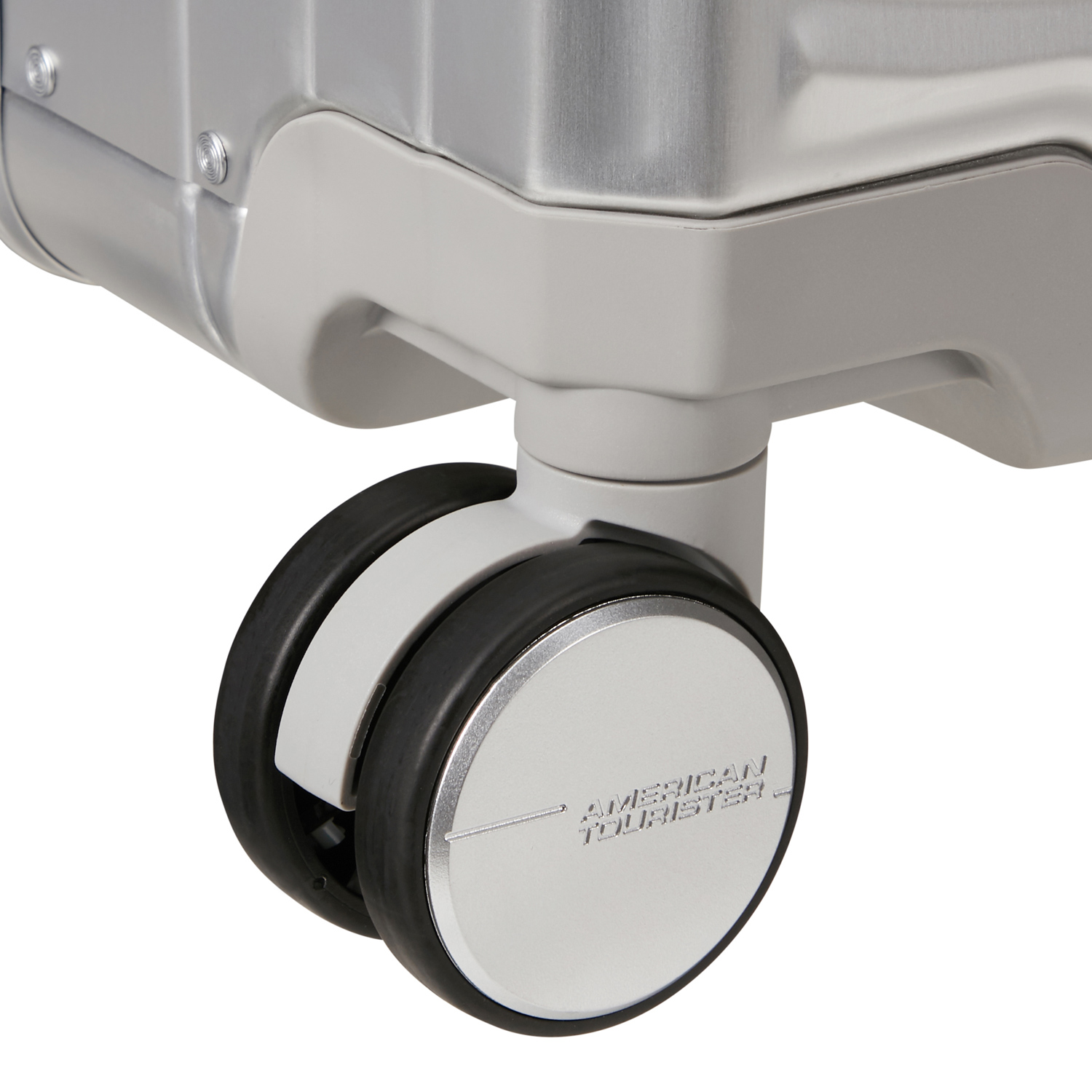 American Tourister Trolley mit 4 Rollen 55 cm Soundbox Alu silver Abbildung 8