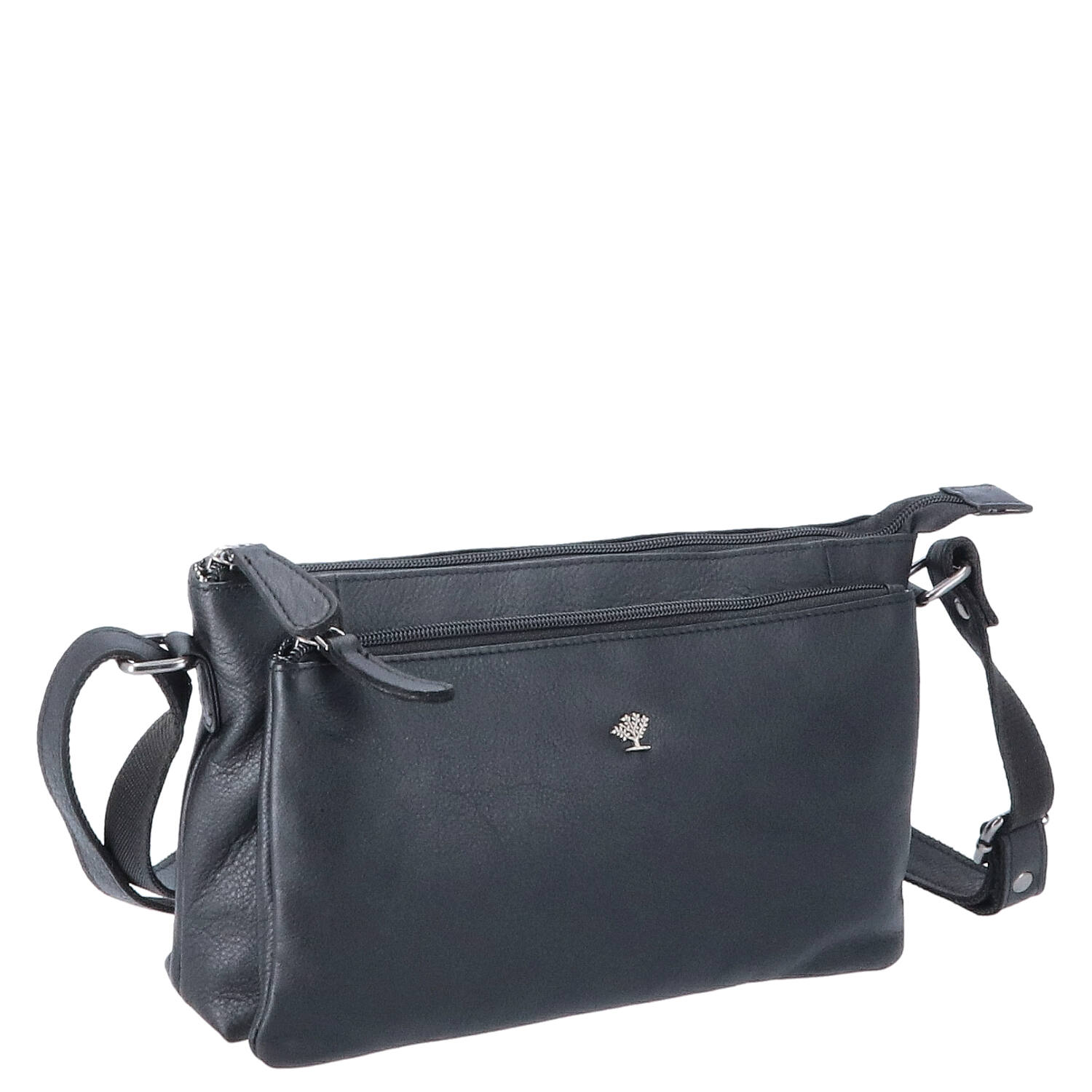 The Skandinavian Brand Leder Umhängetasche - Black Abbildung 6