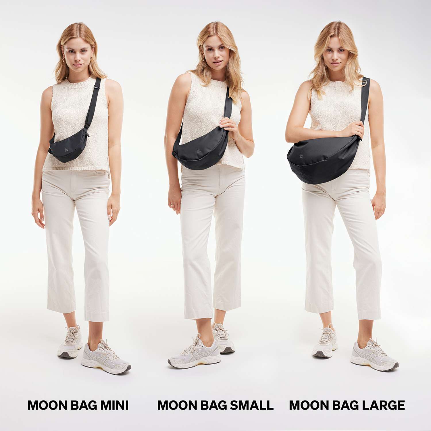 Got Bag Umhängetasche Moon Bag MINI Black