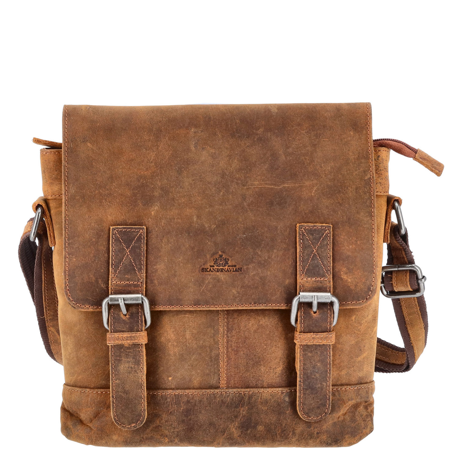 The Skandinavian Brand Leder Umhängetasche Hunter  Cognac Abbildung 4