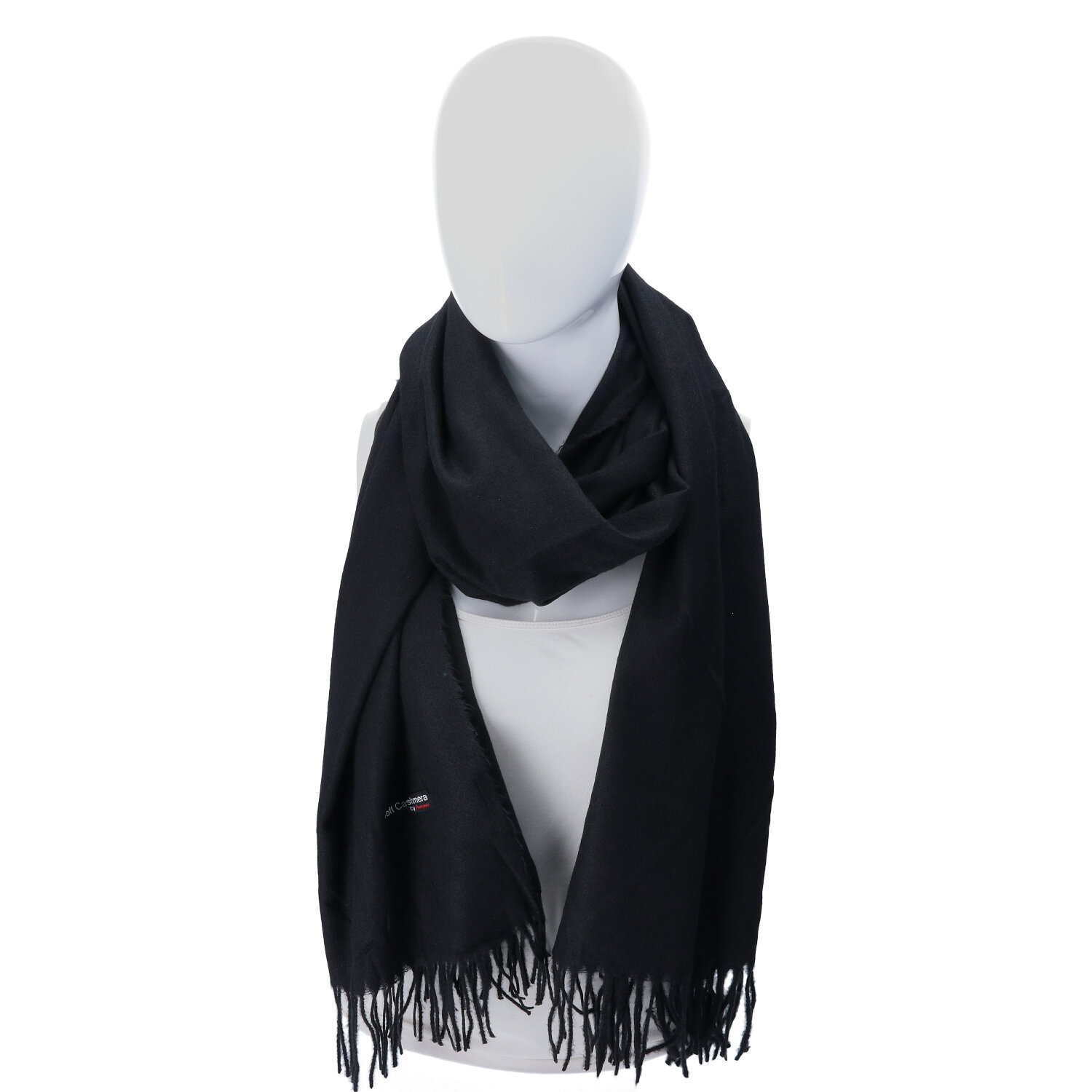 Antonio Damen Winterschal Soft Cashmera  schwarz Abbildung 2