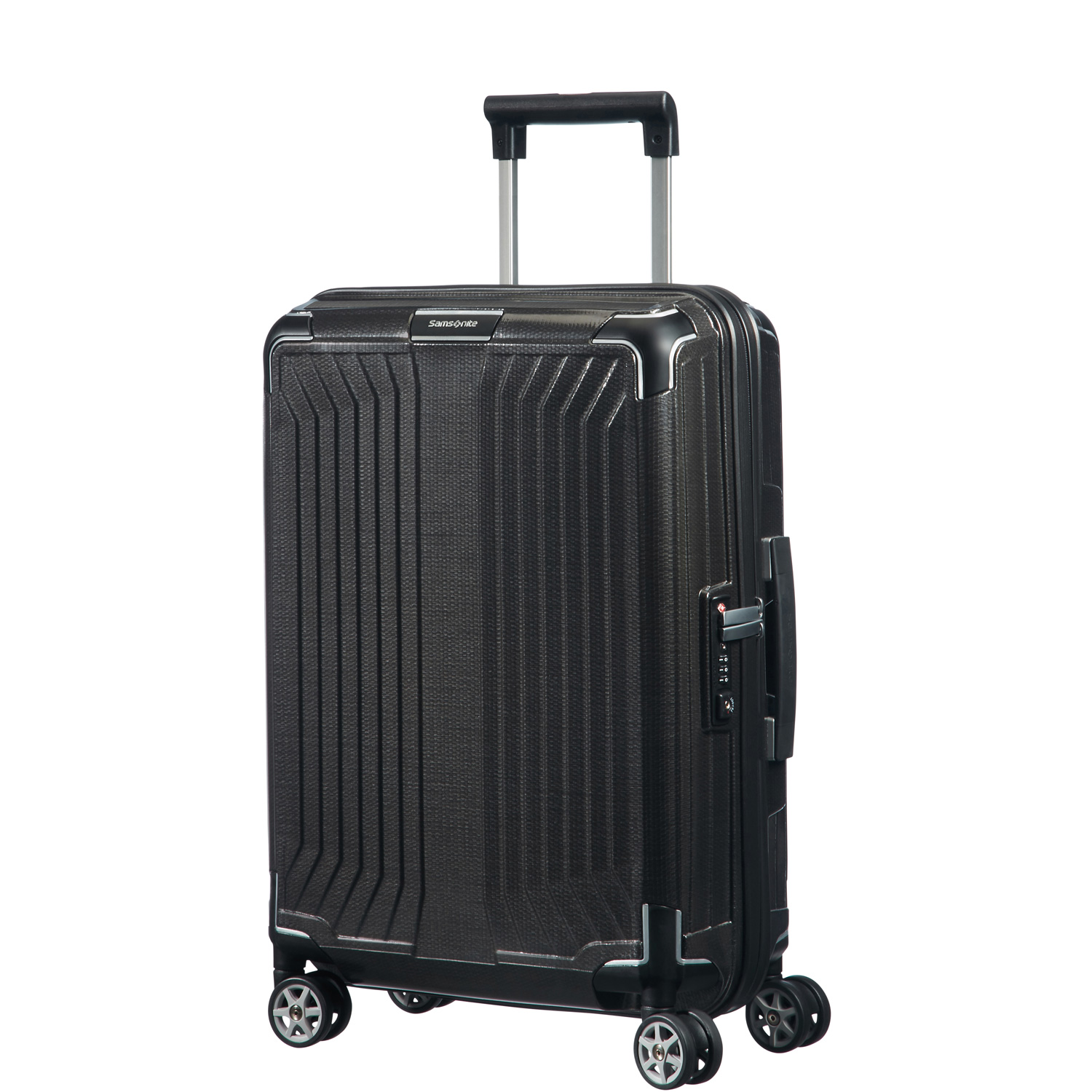 Samsonite Trolley mit 4 Rollen 55cm Lite-Box Black