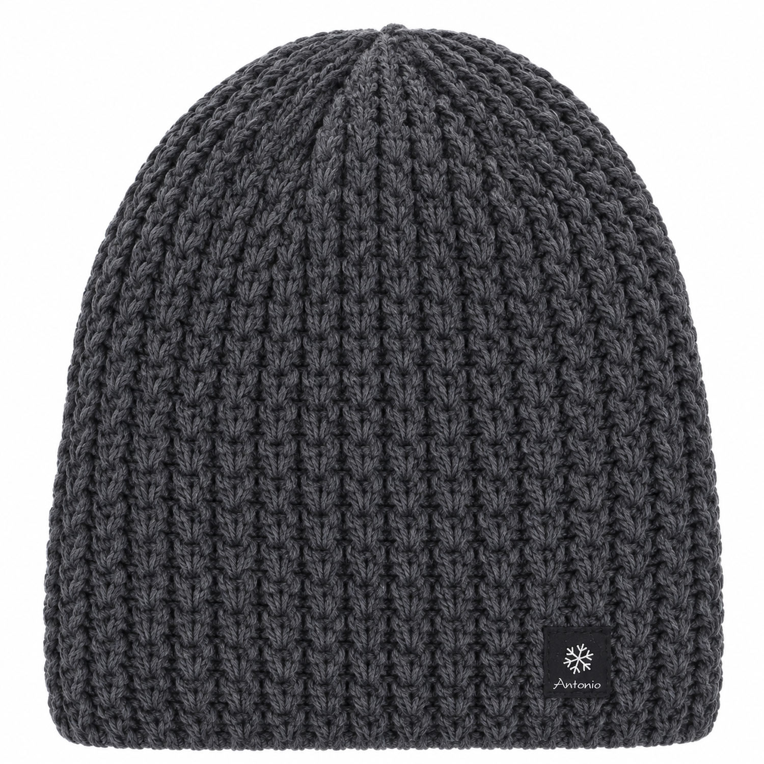 Antonio Damen Winter Strickmütze - schwarz Abbildung 1