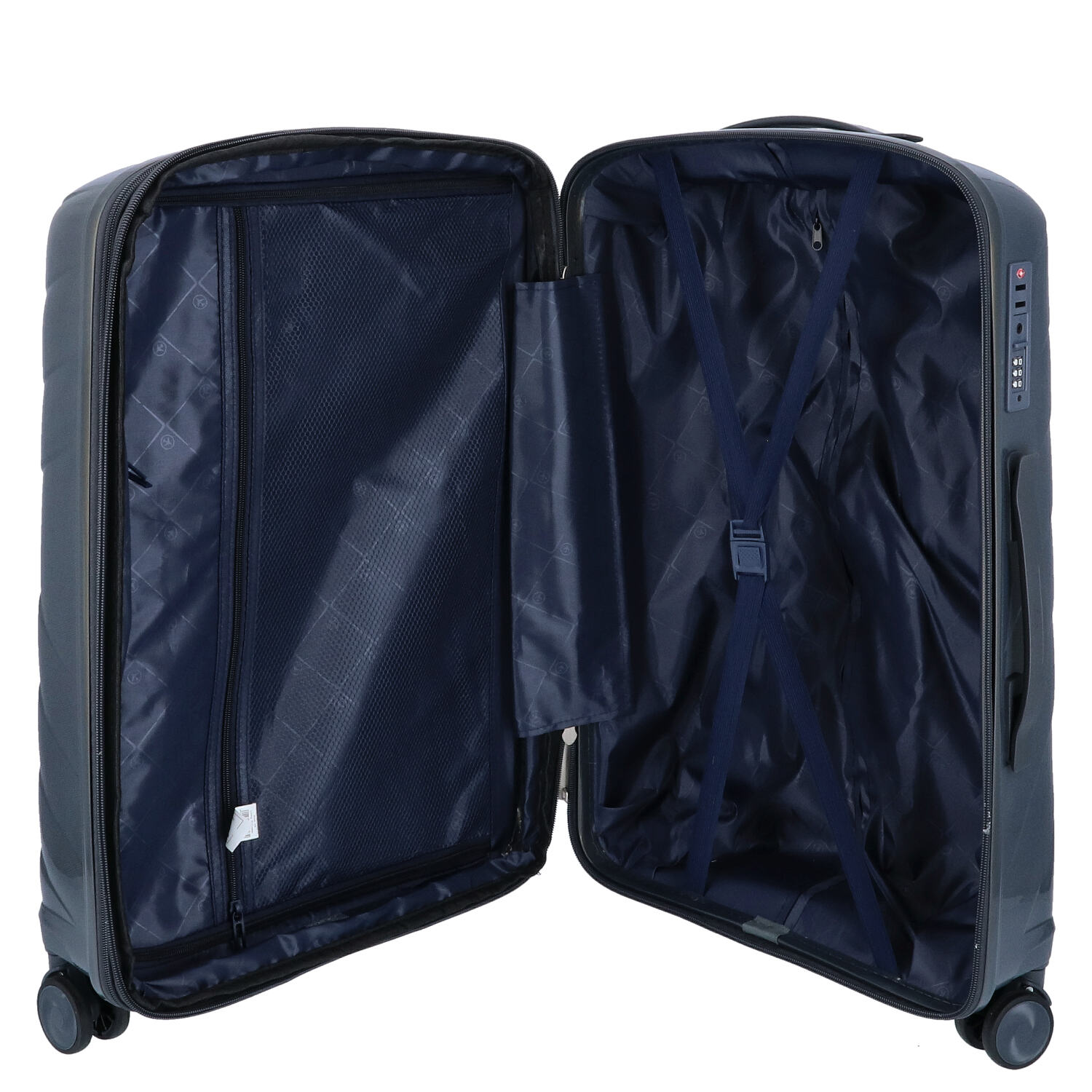 DYX 4 Rollen Koffer M 67 cm Dubai grau Abbildung 7