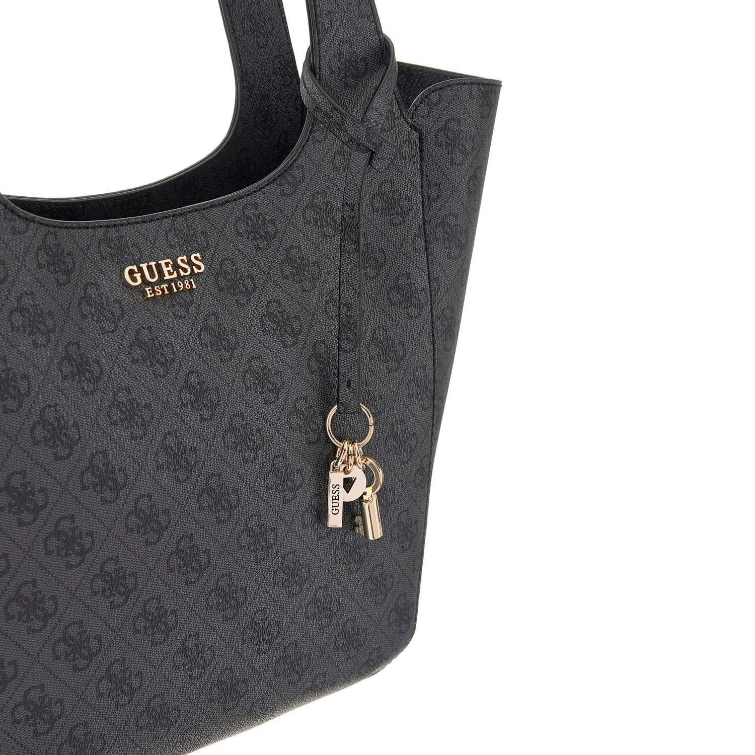 GUESS Shopper Handtasche Calista Coal Logo Abbildung 4