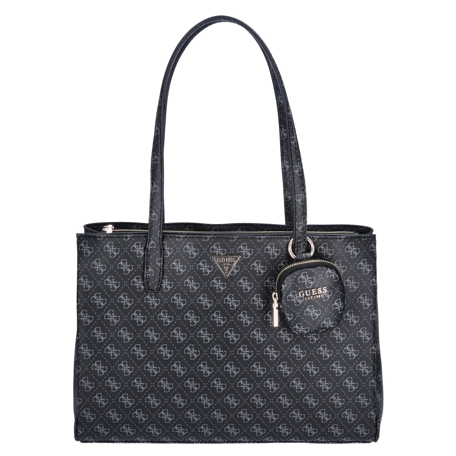 GUESS Damen Shopper Power Play Dark Black