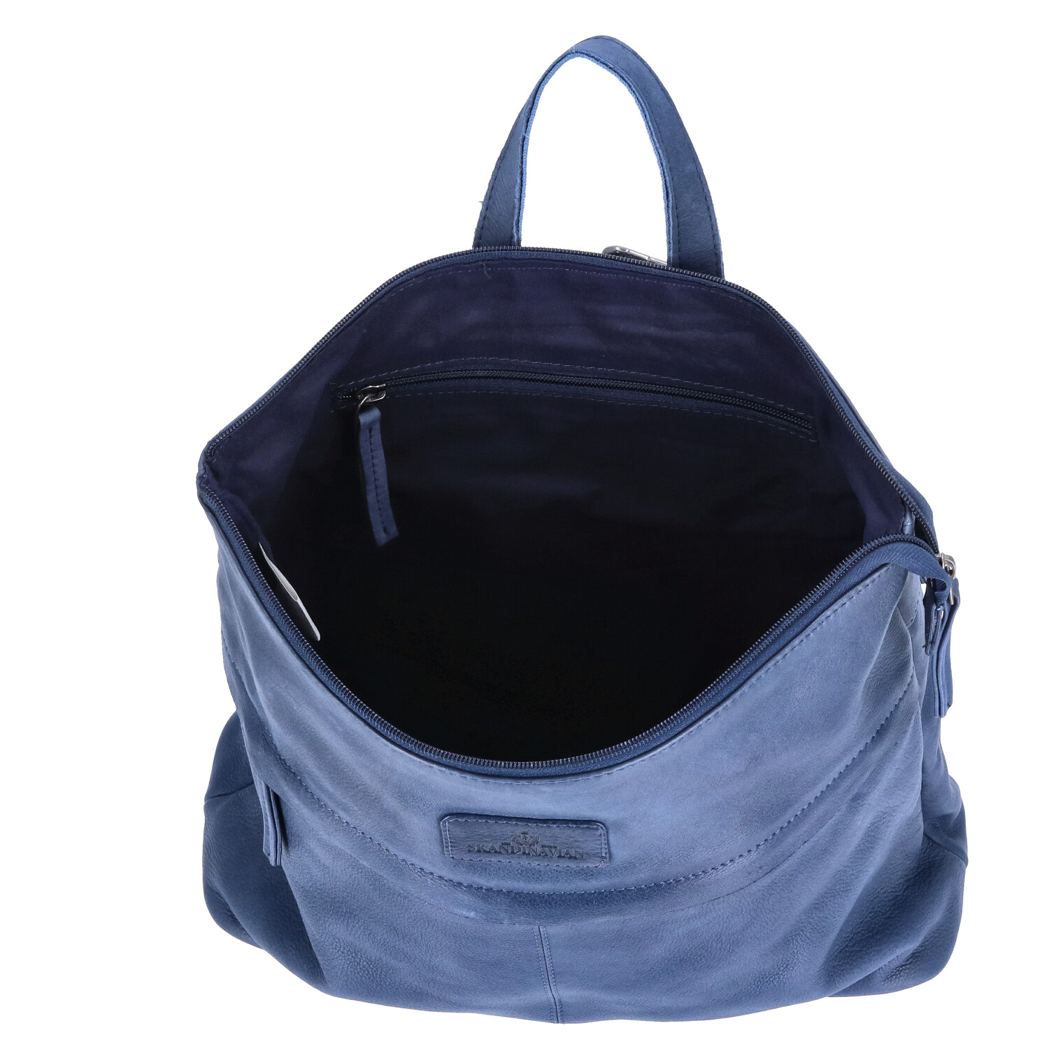 The Skandinavian Brand Damen Leder Rucksack  Blue Abbildung 5
