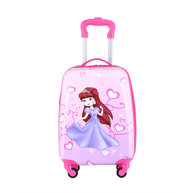 TheTrueC Kinder Koffer Trolley  Prinzessin Abbildung 1
