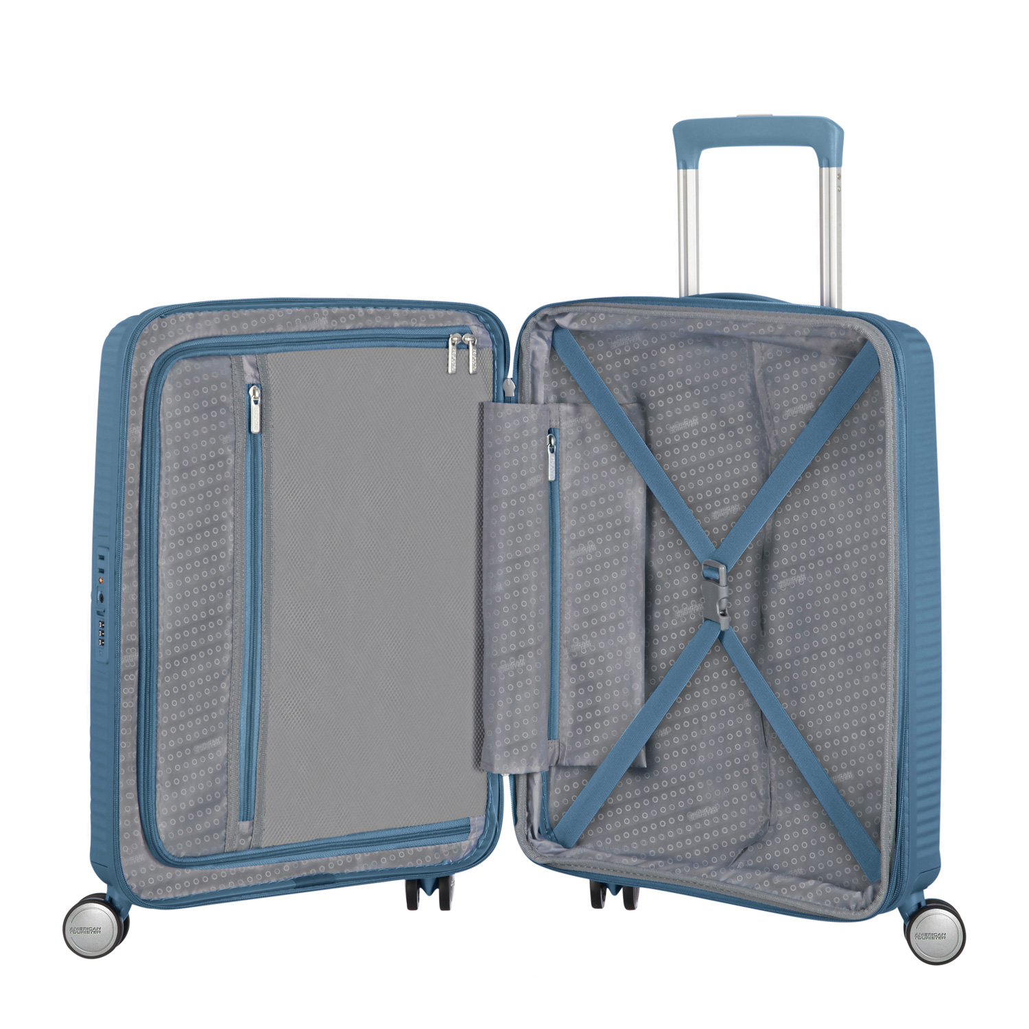 American Tourister SPINNER 55/20 TSA EXP Soundbox stone Blue Abbildung 6