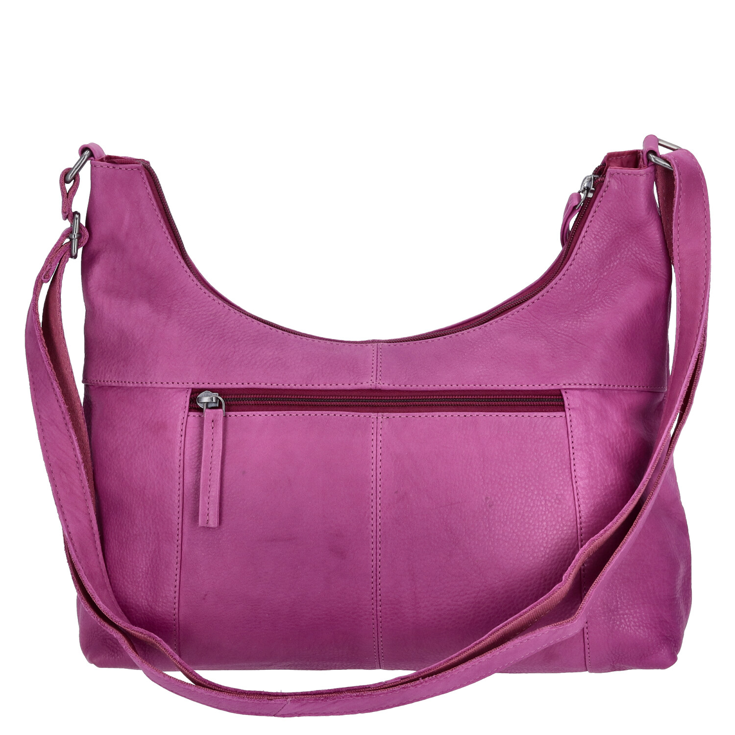 The Skandinavian Brand Leder Umhängetasche  Purple