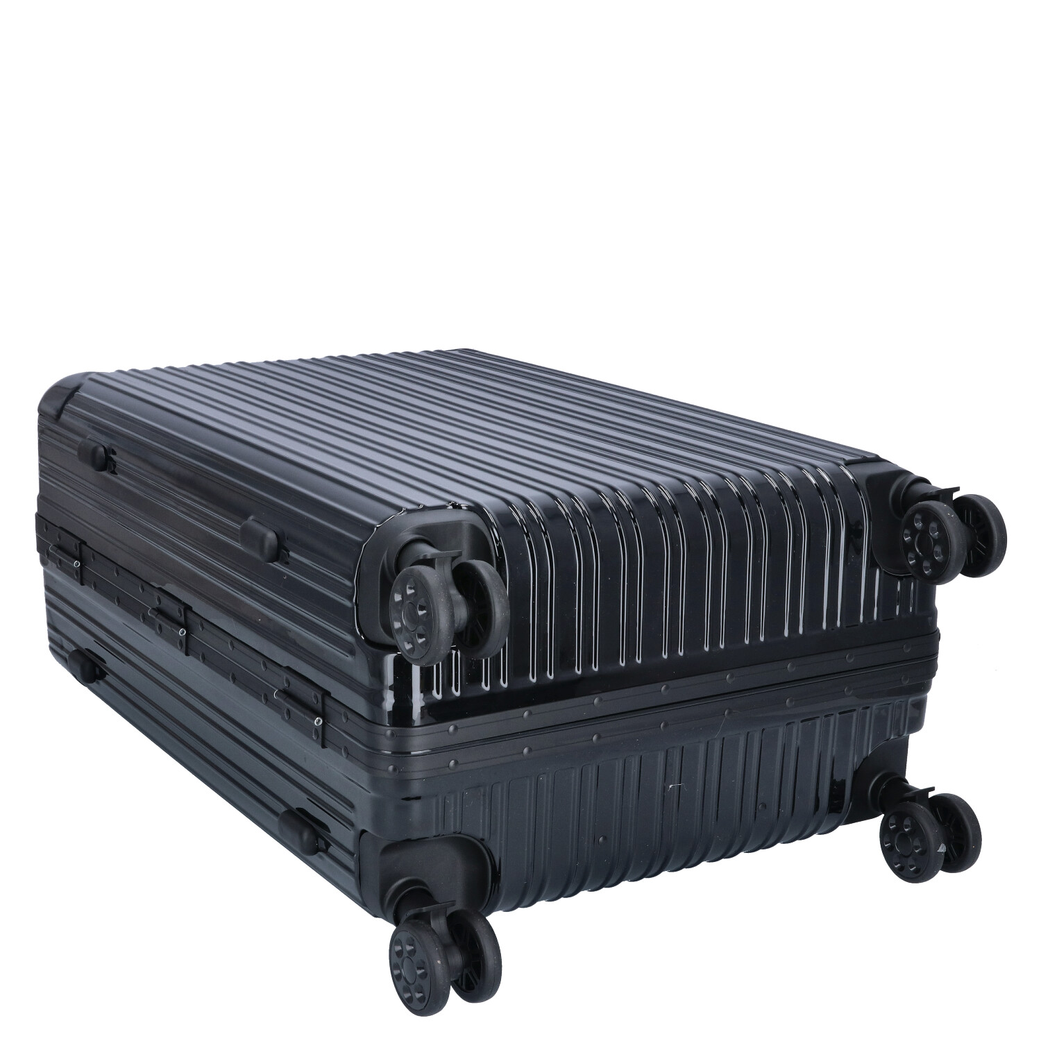 TheTrueC 4-Rad Trolley 72cm Alu-Rahmen London Black